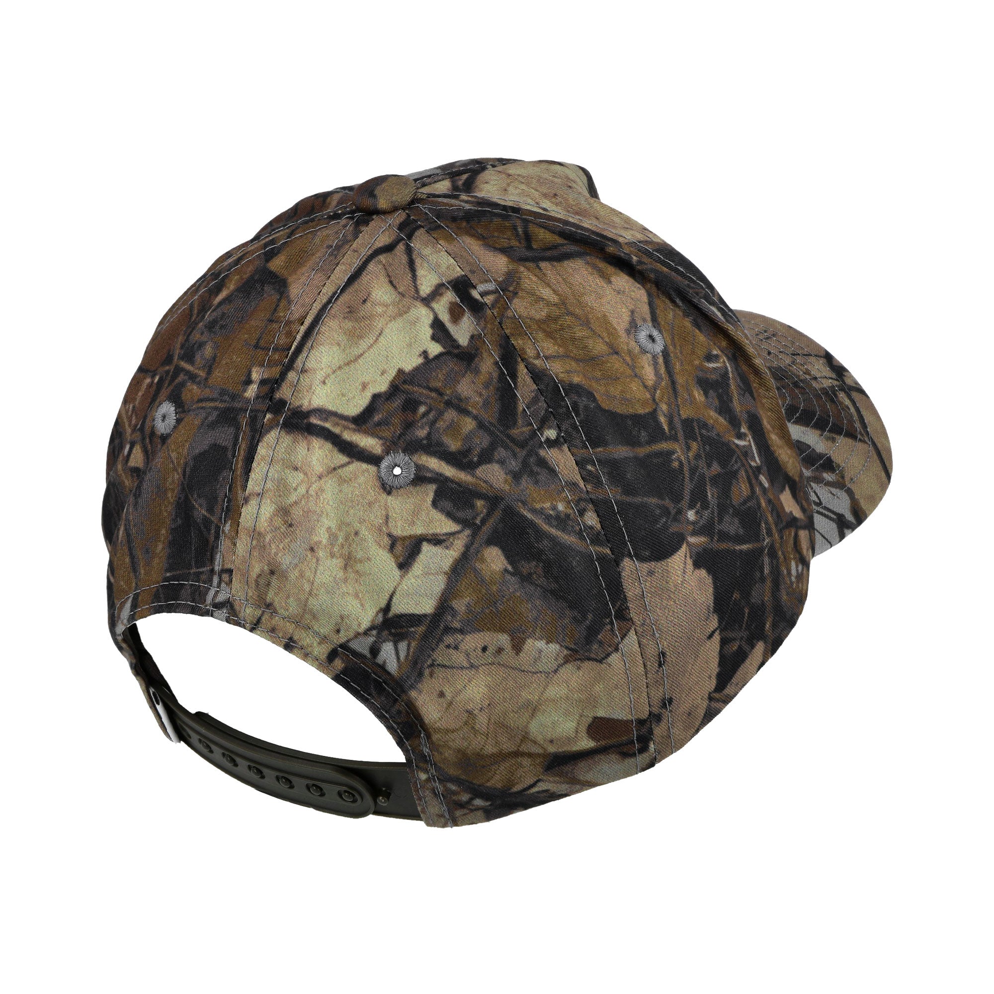 Obey Delta 5 Panel Snapback Fence Camo Multi Basecap 100490146 Detail View 2 | Overkill
