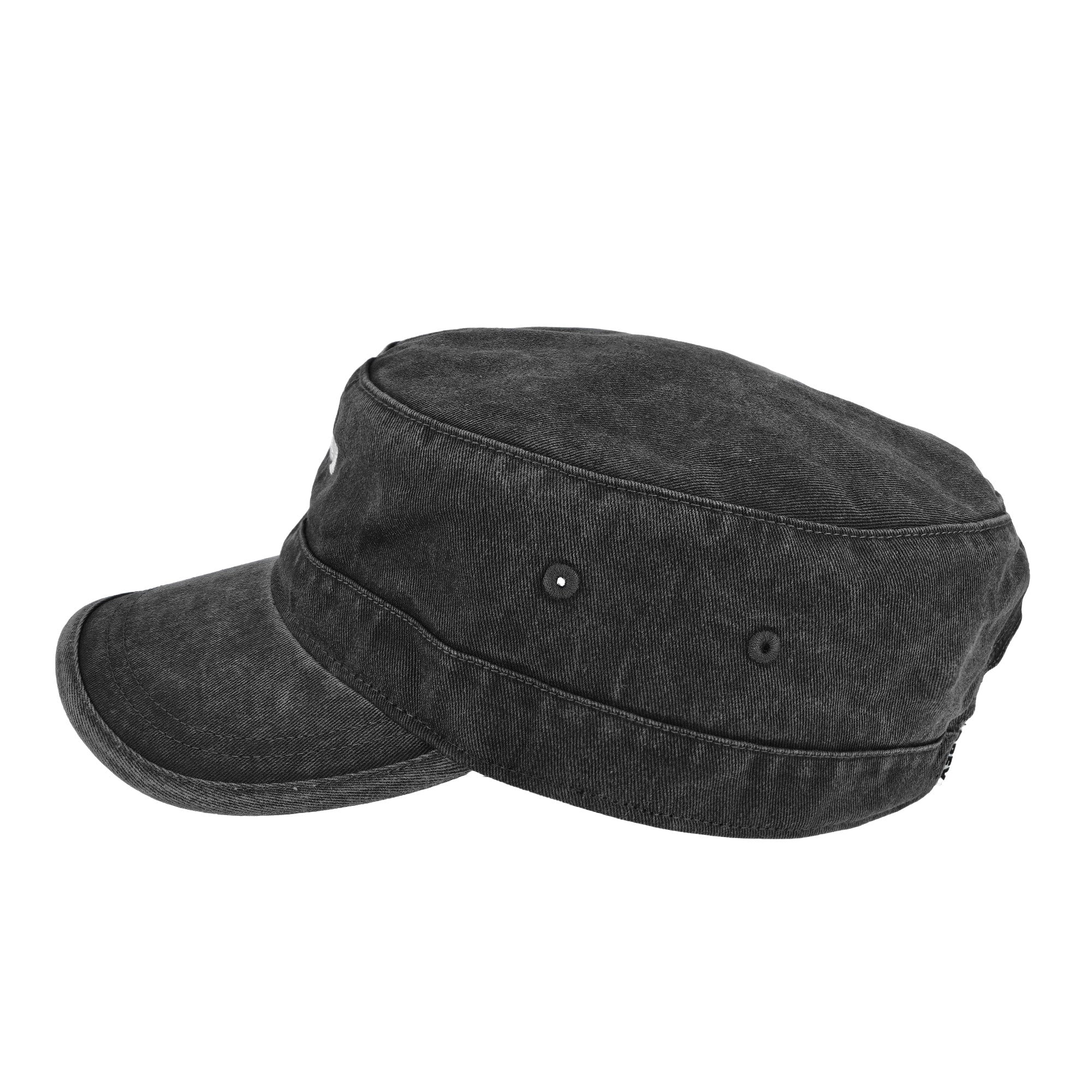 Obey Boxcar Pillbox Hat Pigment Black Hat 100540016 Close-up | Overkill
