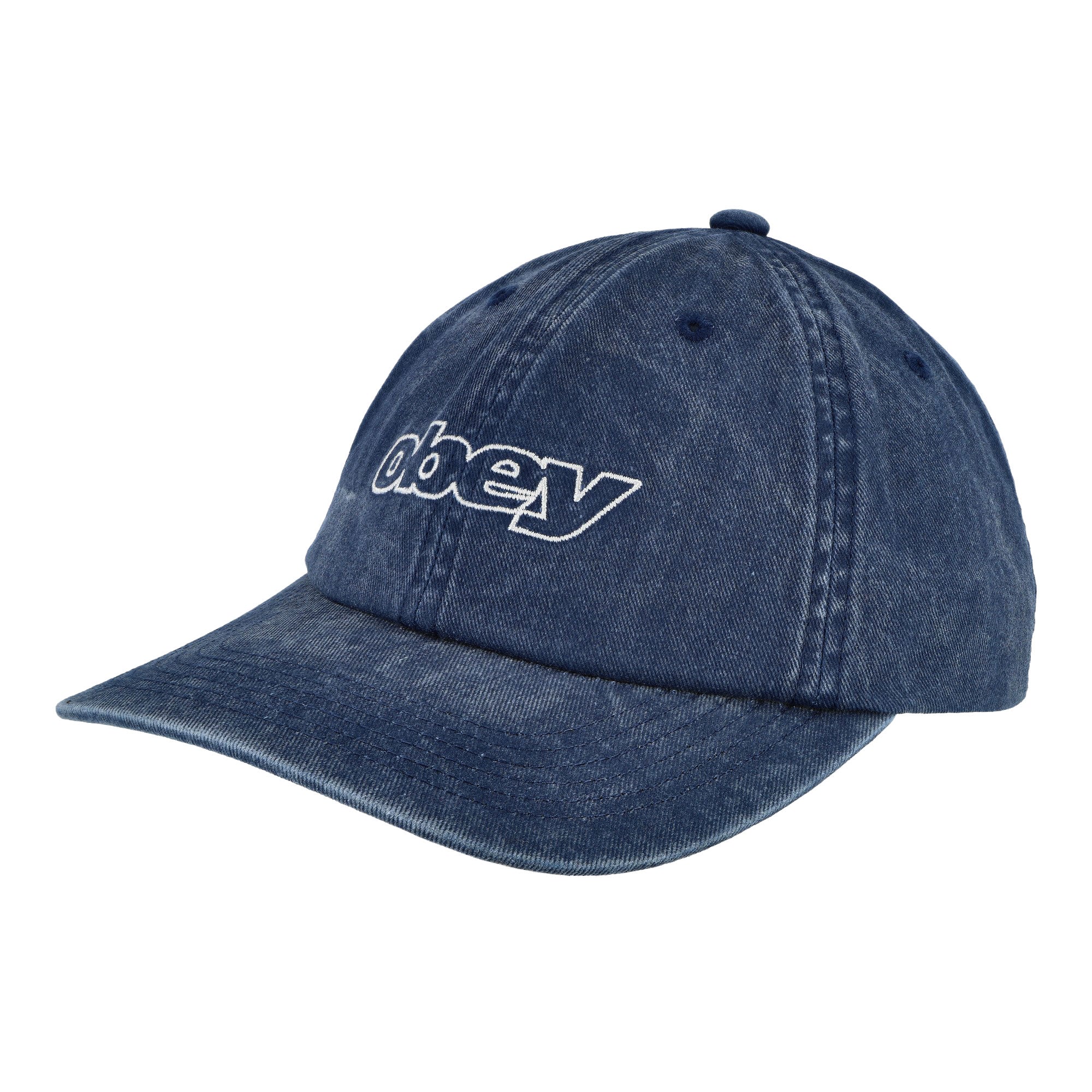 Obey Pigment Slanted 6 Pnl SB Pigment Navy Basecap 100580438 | Overkill