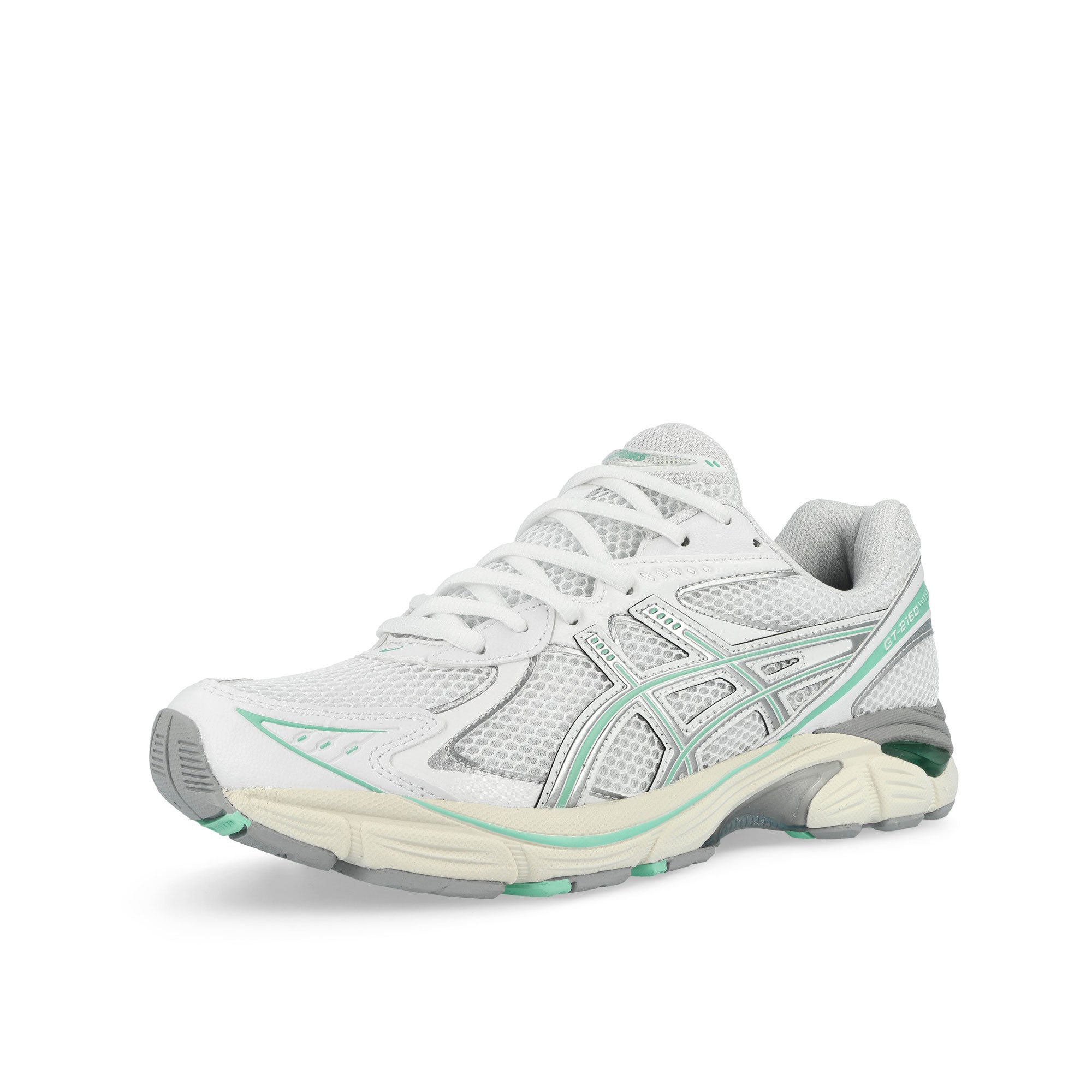 Asics GT-2160 White / Ice Green Low Top Sneakers 1203A275-118 Close-up | Overkill