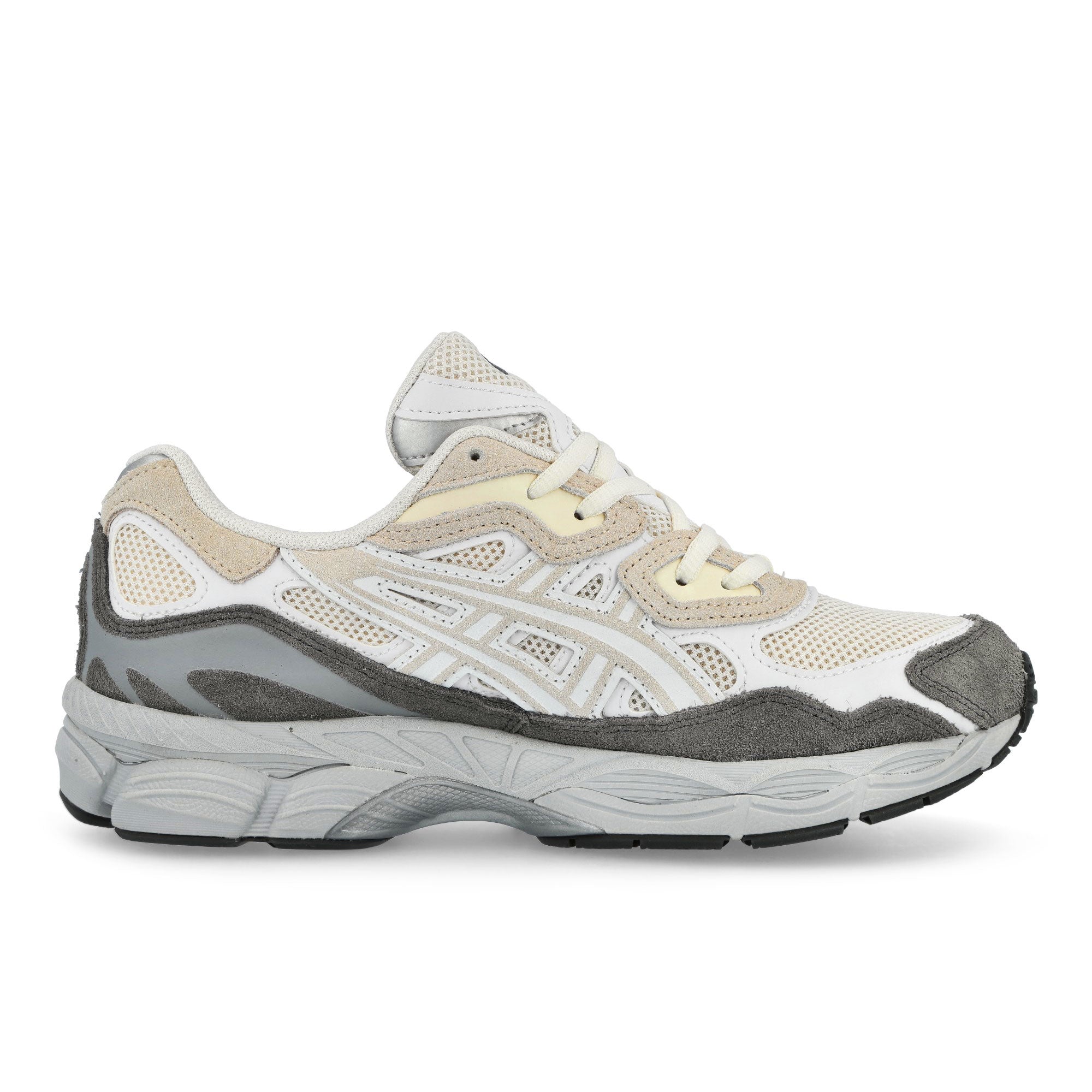 Asics Gel-NYC Cream / White Low Top Sneakers 1203A383-113 Silhouette | Overkill
