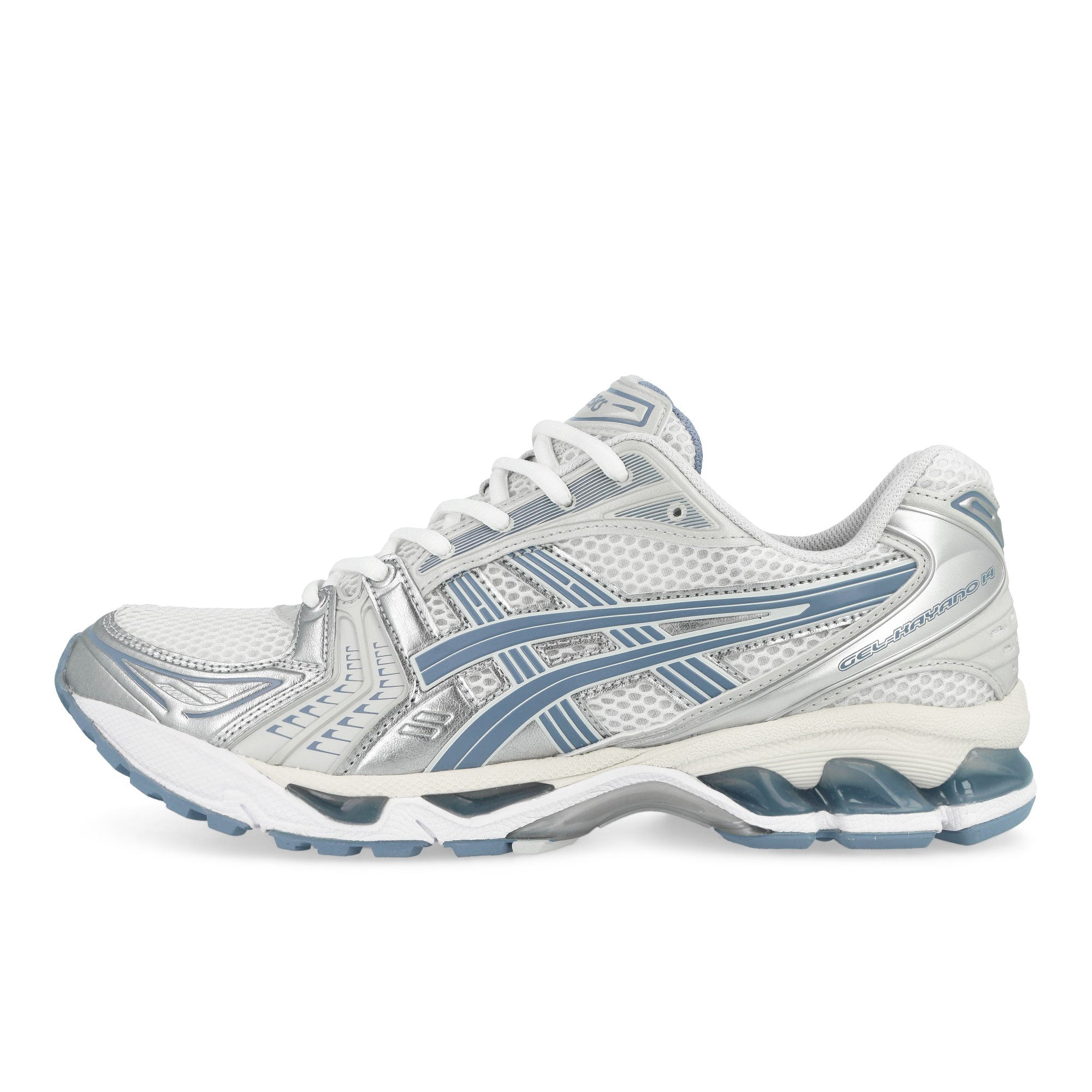 Asics  Gel-Kayano 14 White / Light Navy Low Top Sneakers  1203A537-115 | Overkill
