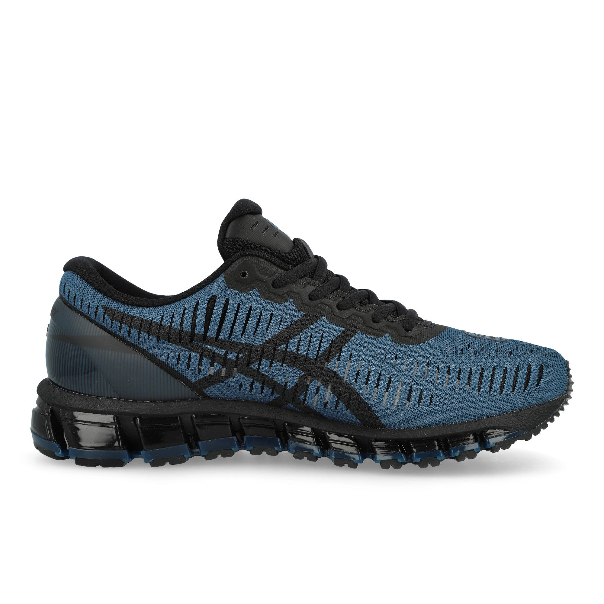 C.P. Company x Asics Gel-Quantum 360 Moroccan Blue / Caviar Low Top Sneakers 1203A689-400 Silhouette | Overkill
