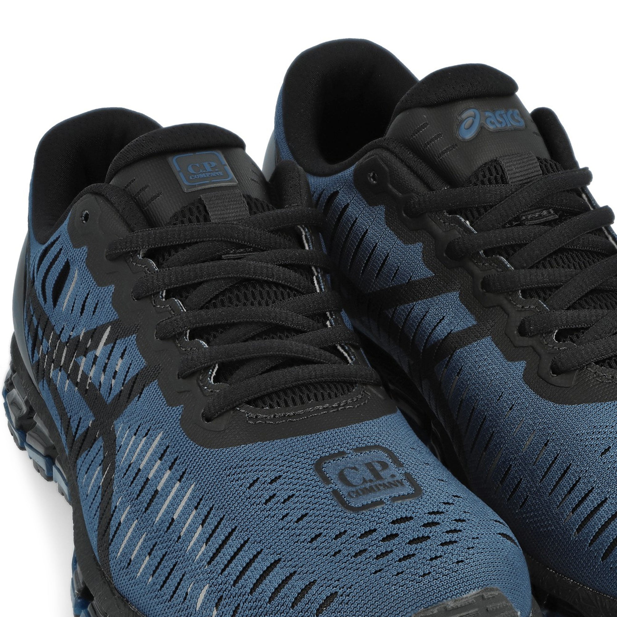 C.P. Company x Asics Gel-Quantum 360 I Moroccan Blue / Caviar Low Top Sneakers 1203A689-400 Detail View 3 | Overkill
