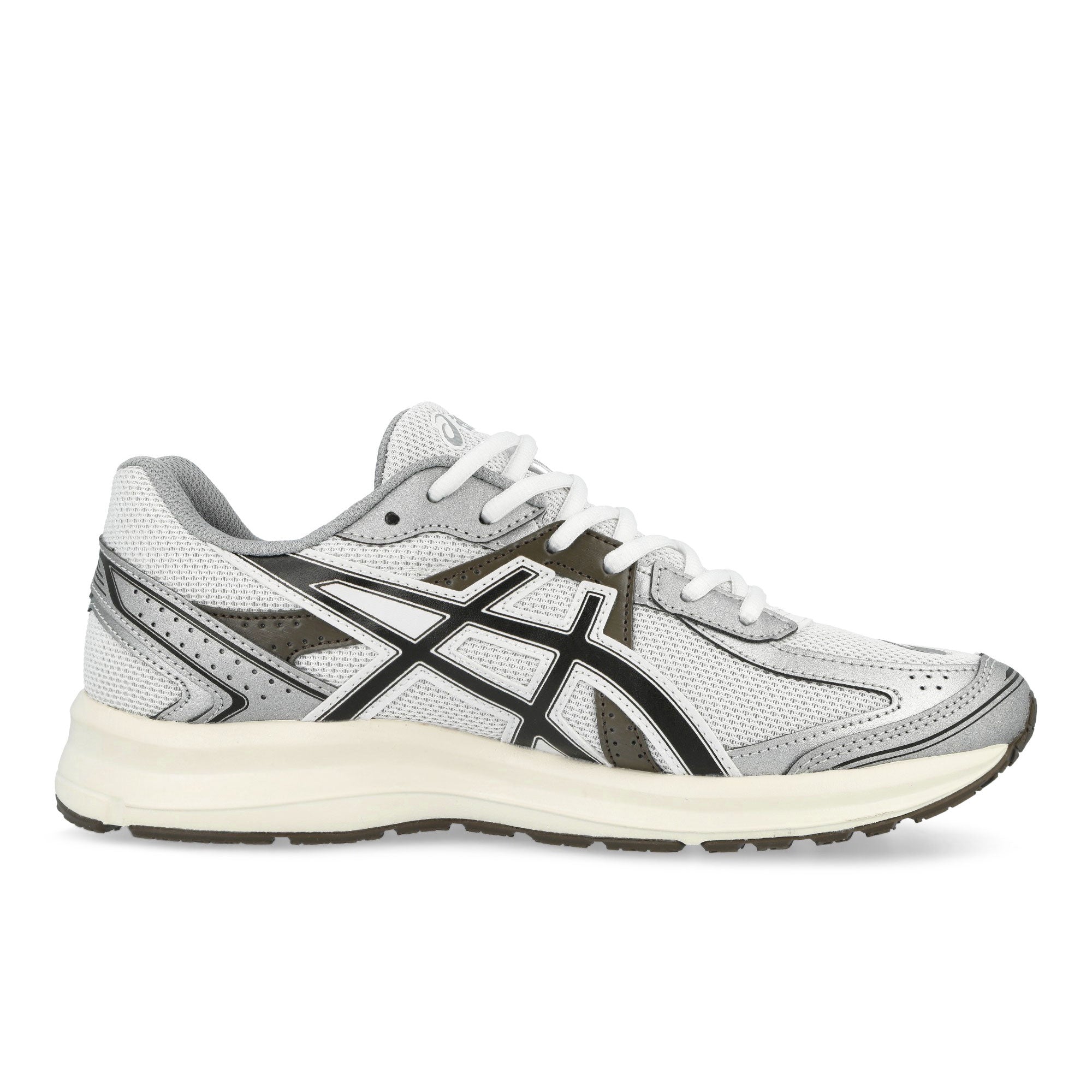 Asics Jog 100S White / Black Coffee Low Top Sneakers 1203A741-104 Silhouette | Overkill
