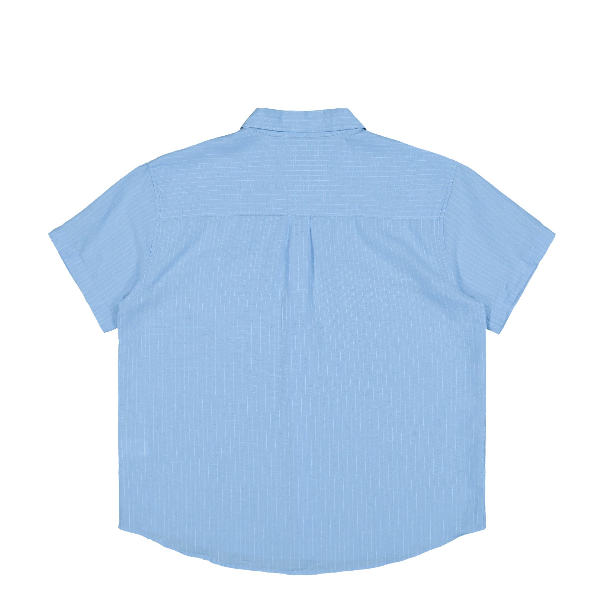 Obey Barry Woven Sky Blue Multi Shirts 181210470-SKY Close-up | Overkill