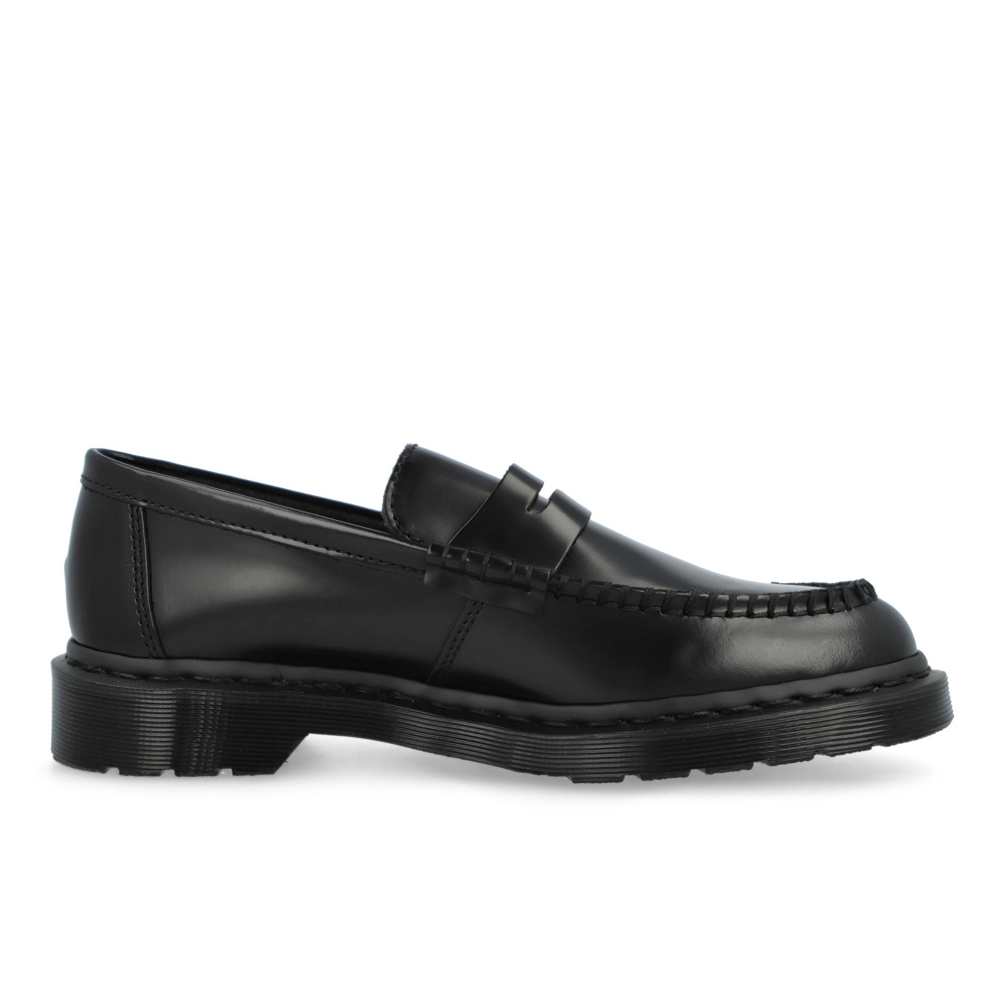 Dr. Martens Penton Black Polished Smooth Loafers & Lace Ups 25015001 Silhouette | Overkill
