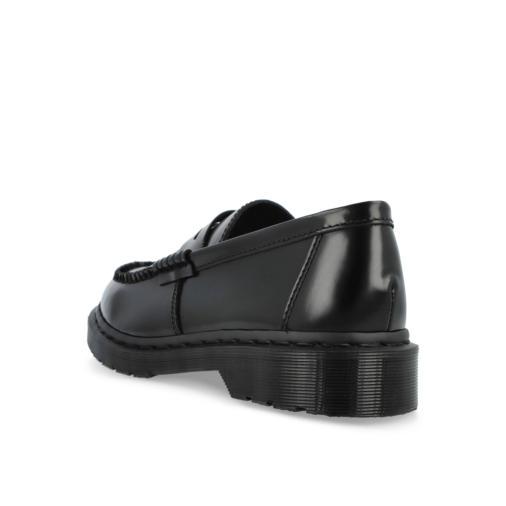 Dr. Martens Penton Black Polished Smooth Loafers & Lace Ups 25015001 Material | Overkill
