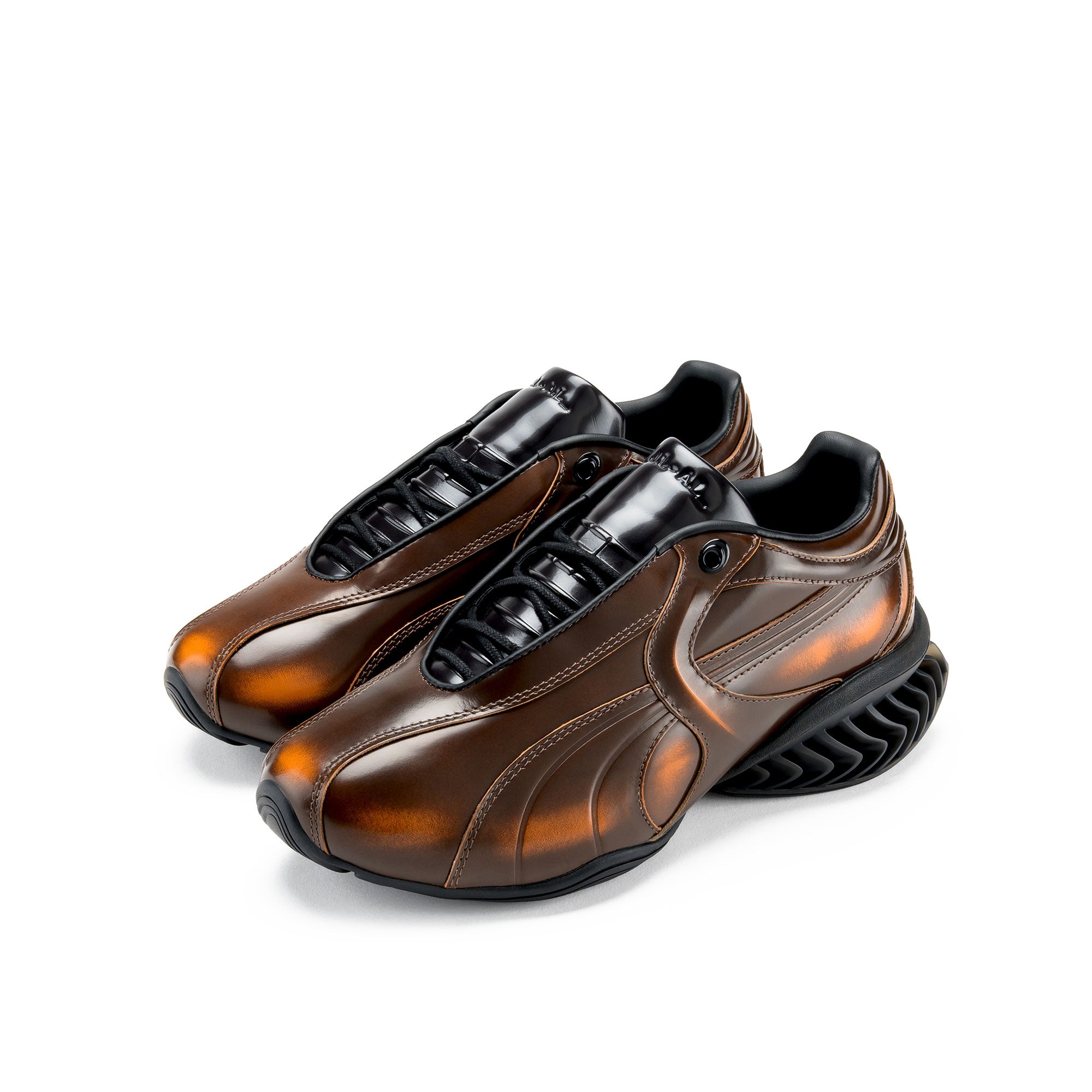 J.L-A.L x Puma Cell Geo 1 Umbre Cocoa Bean - Puma Black Low Top Sneakers 408755 01 Silhouette | Overkill