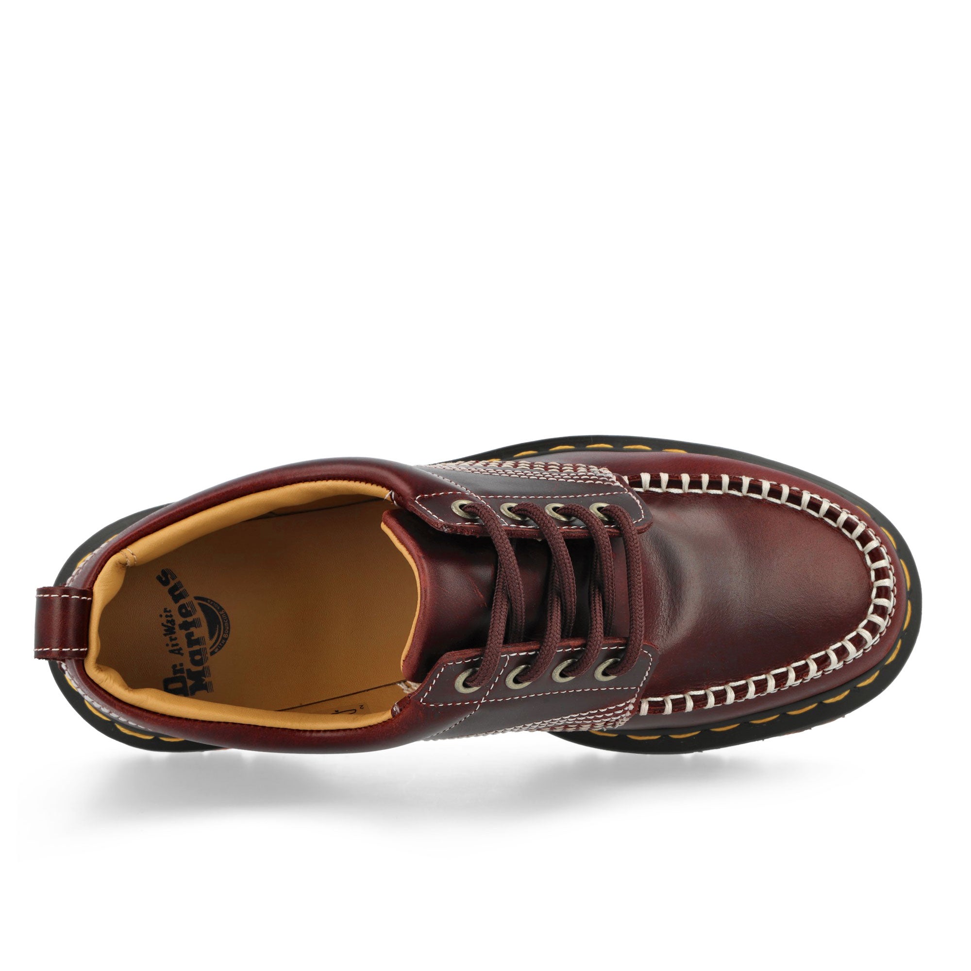 Dr. Martens Lowell Cherry Red Orleans Loafers & Lace Ups 31817600 Detailfoto | Overkill
