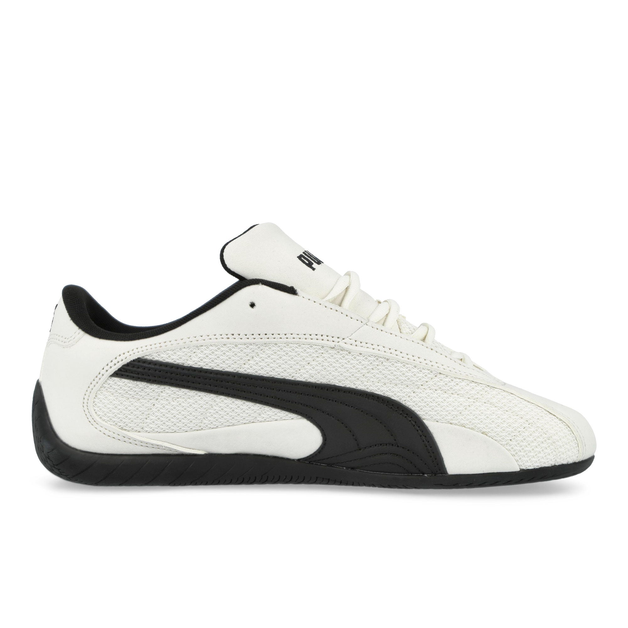 Puma Speedcat Plus Warm White - Puma Black Low Top Sneakers 402995 09 Silhouette | Overkill
