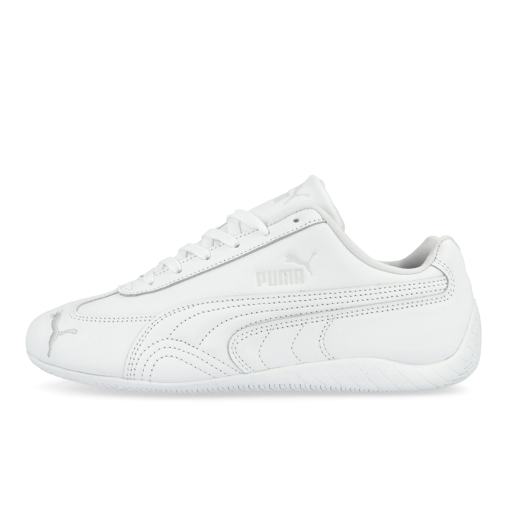 Puma Speedcat Full Leather Puma White - Feather Gray Low Top Sneakers 405449 02 | Overkill
