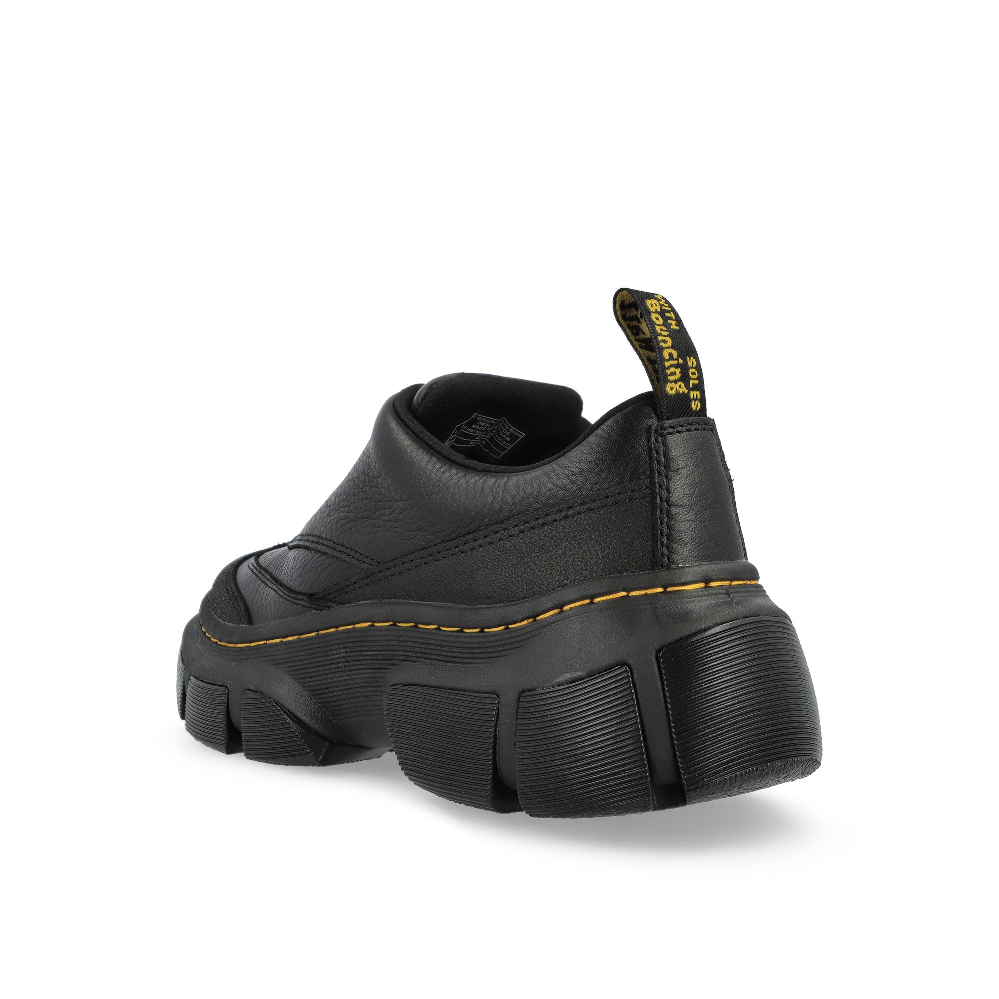 Dr. Martens DMXL Zip Shoe Black Loafers & Lace Ups 42877001 Material | Overkill

