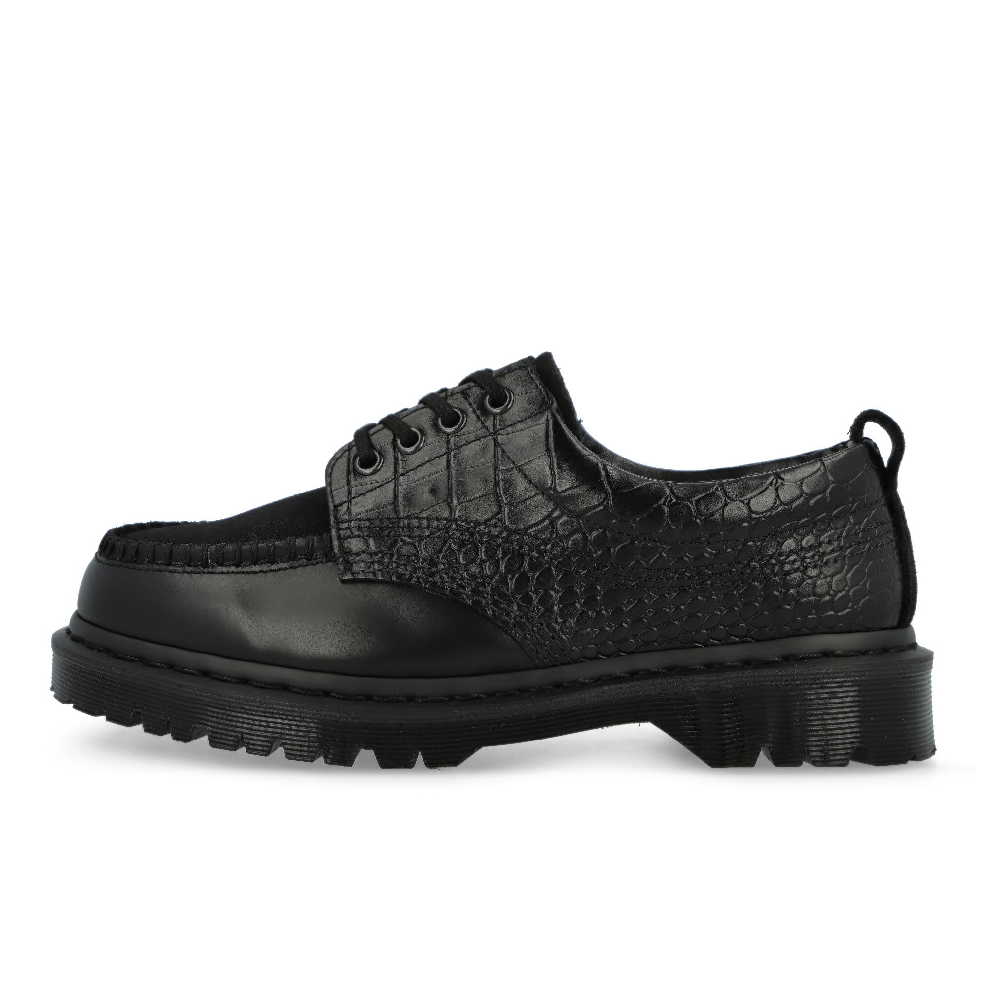 Beams x Dr. Martens Lowell Black Low Top Sneakers 43026001 | Overkill
