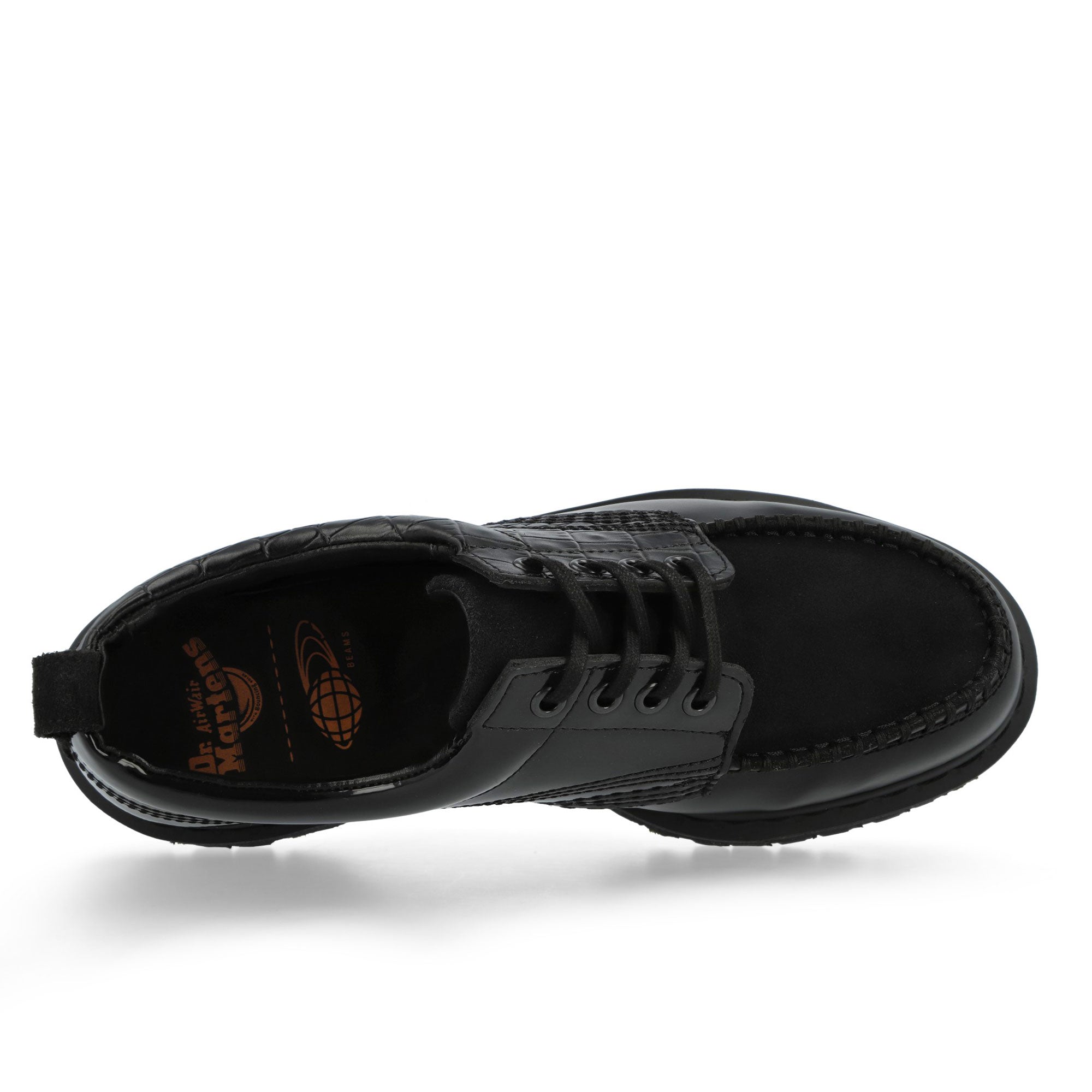 Beams x Dr. Martens Lowell Black Low Top Sneakers 43026001 Detailfoto | Overkill
