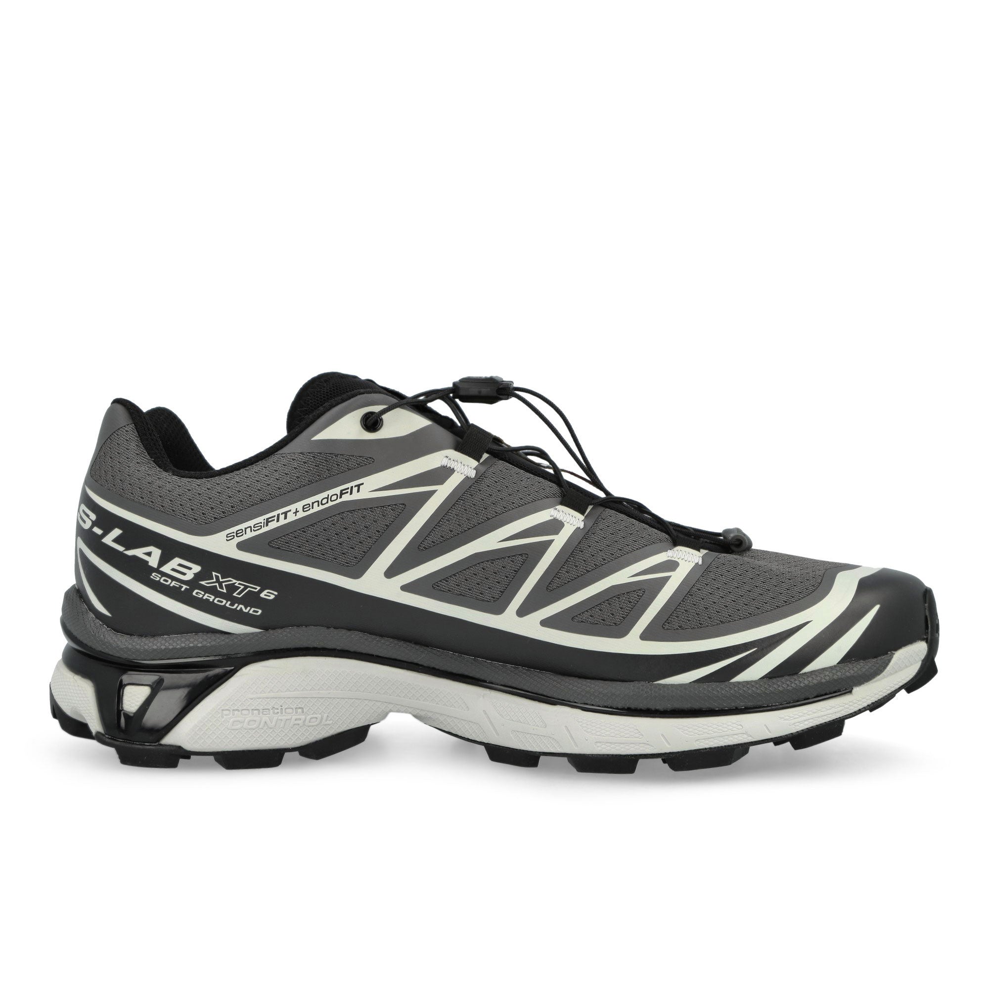 Salomon XT-6 Black / Asphalt / Castlerock Low Top Sneakers 479895 Silhouette | Overkill