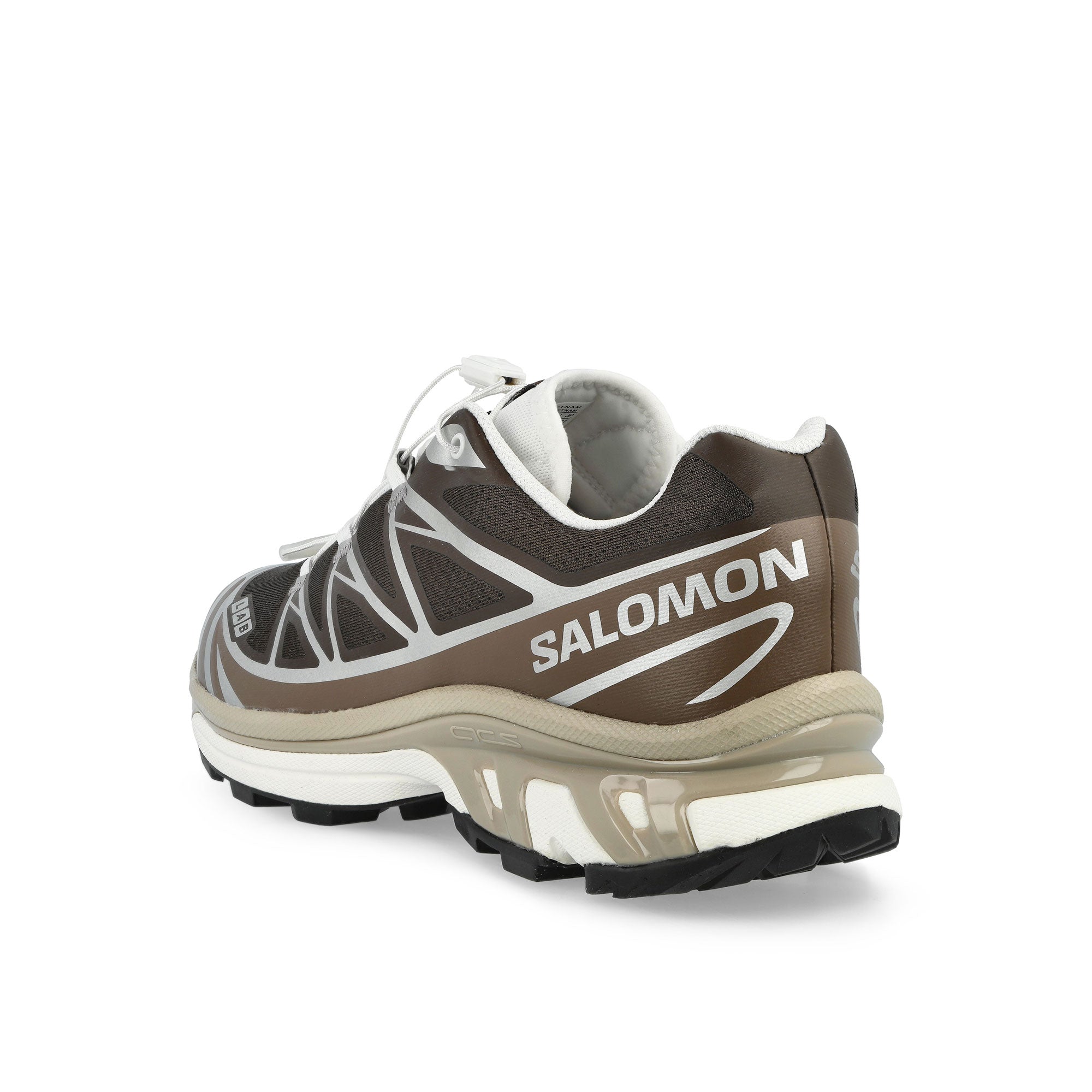Salomon XT-6 Earth Brown / Walnut / Footwear Silver Low Top Sneakers 492099 Material | Overkill
