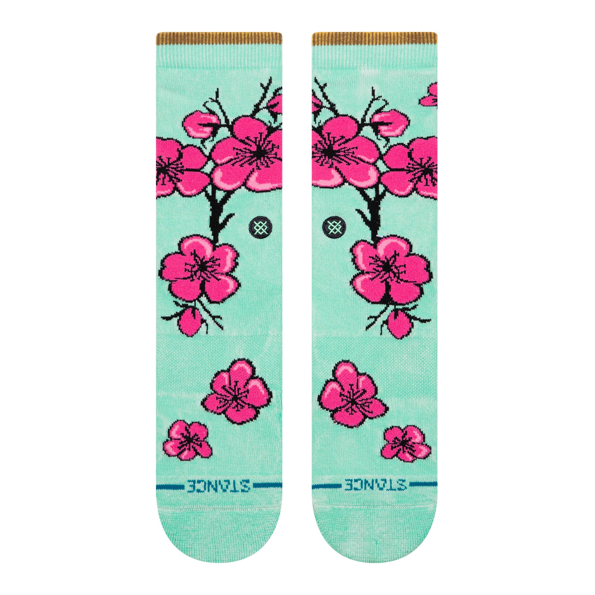 Stance 99 Cents Crew Socks Jade Socks A555A2699C-JAD Close-up | Overkill
