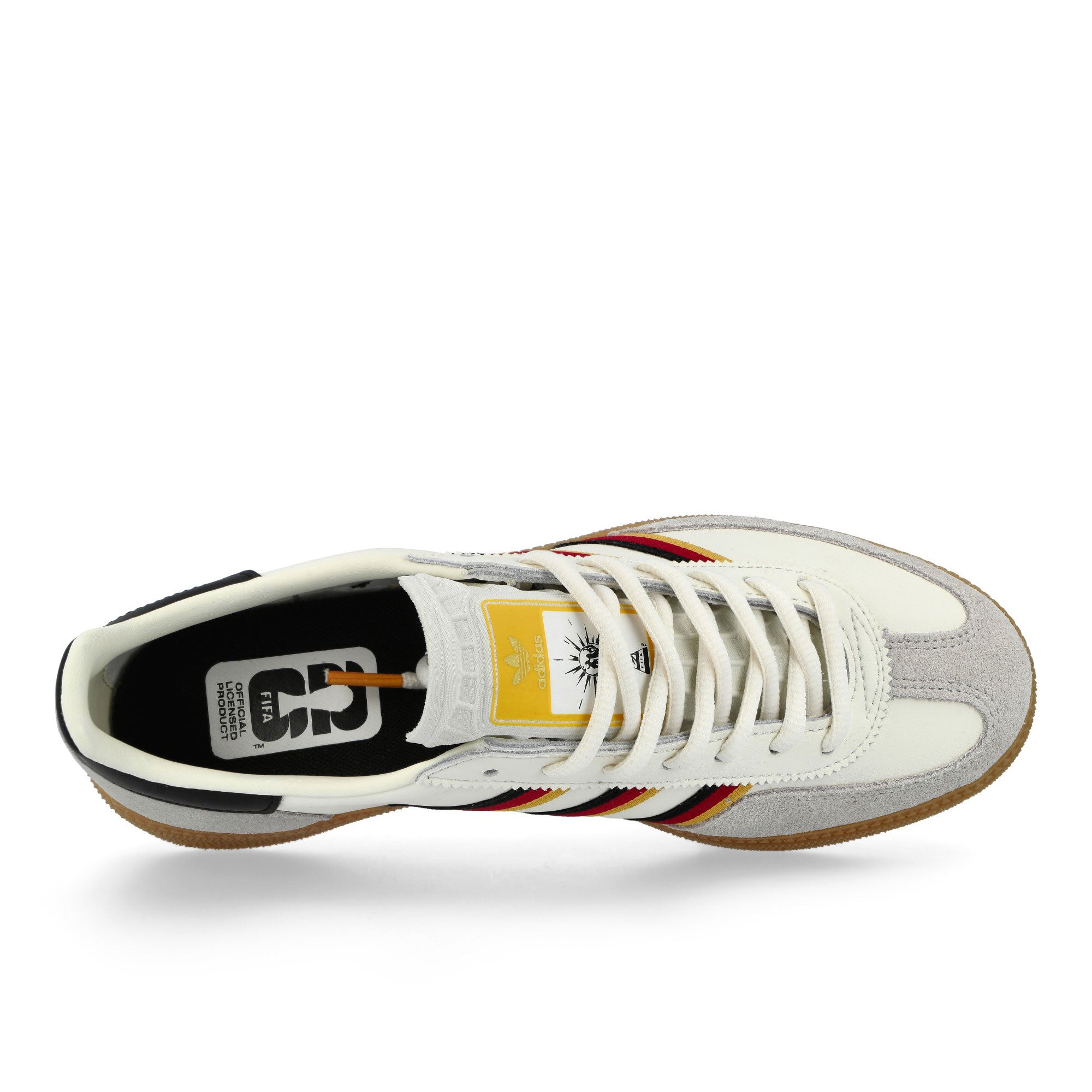 adidas Handball Spezial J Footwear White / Footwear White / Crew Yellow Low Top Sneakers HP3711 Detailfoto | Overkill