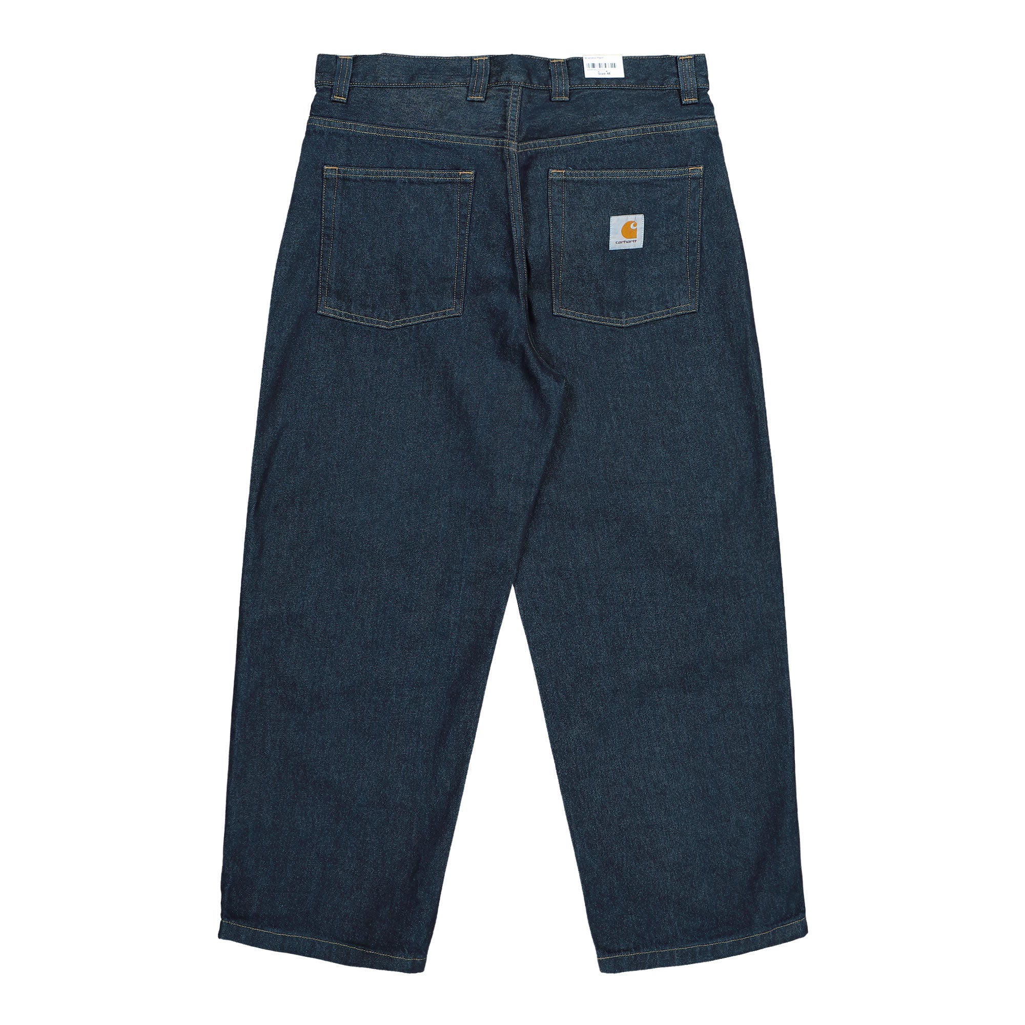 Carhartt WIP Brandon Pant Blue Rinsed Jeans I035893.01.02.03 Close-up | Overkill

