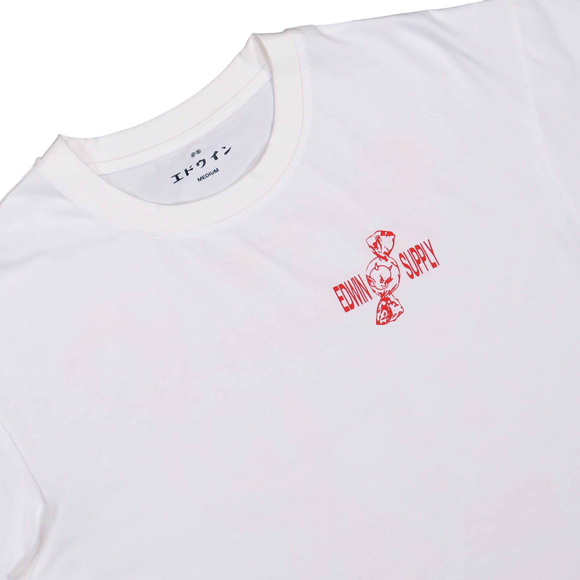 Edwin Sorry Tokyo TS White T-Shirts I036640.02.67.03 Detailfoto | Overkill
