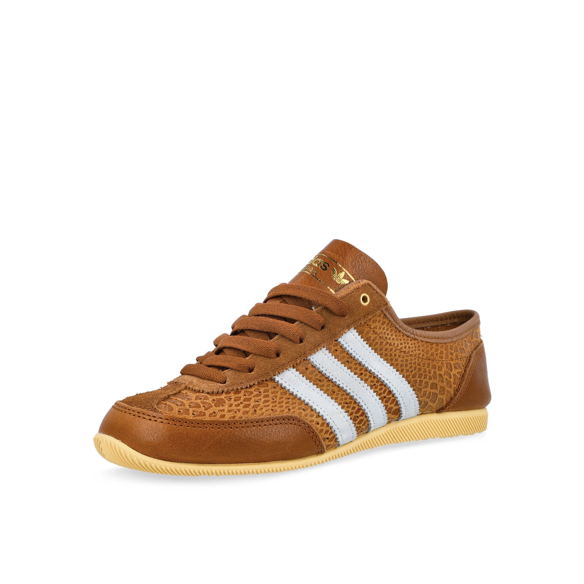 adidas Japan Decon W Dusky Bronze / Crystal Sky / Orange Tint Low Top Sneakers IH1622 Close-up | Overkill