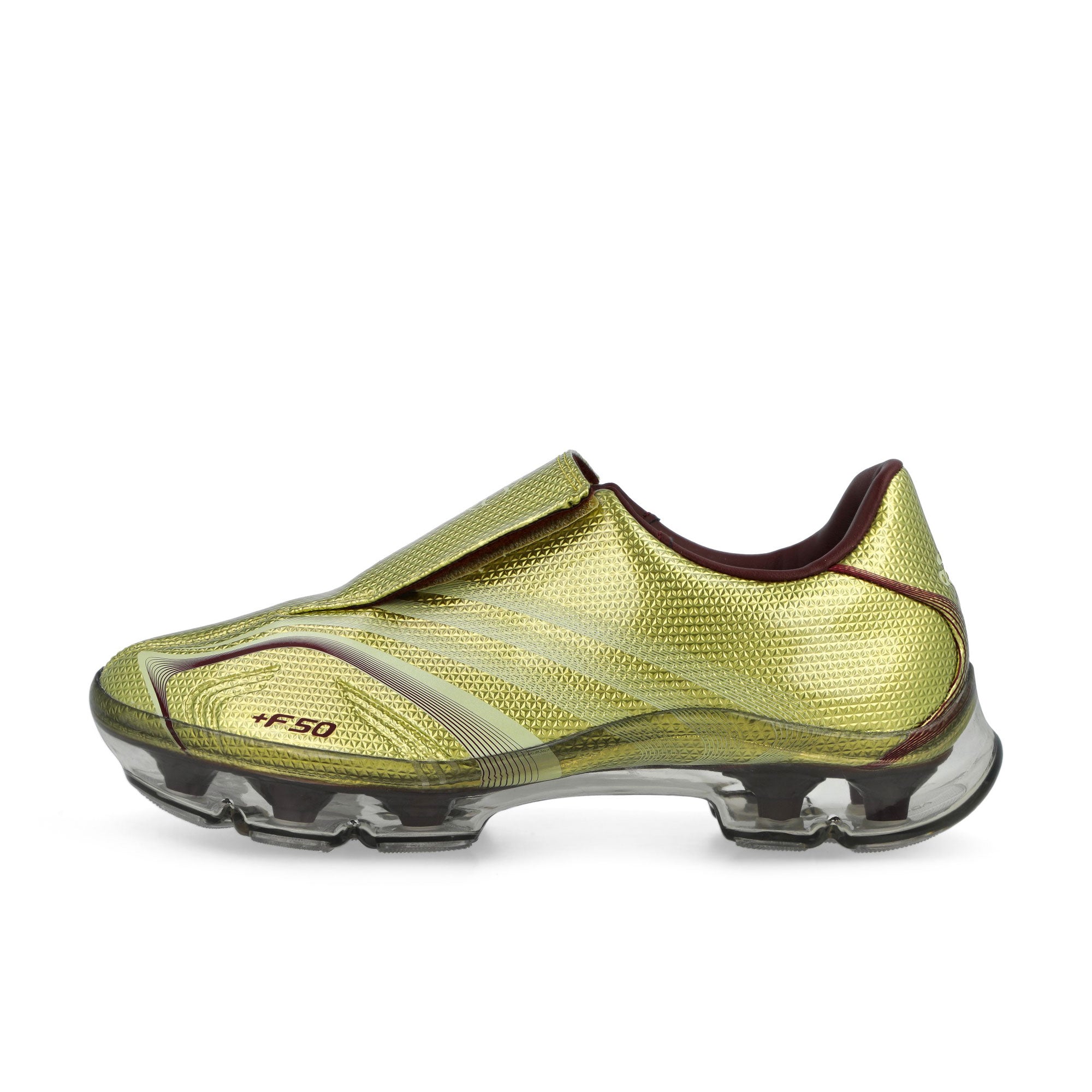 adidas F50 Adiframe W Gold Metallic / Ice Gold Metallic / Maroon Low Top Sneakers IH1657 | Overkill
