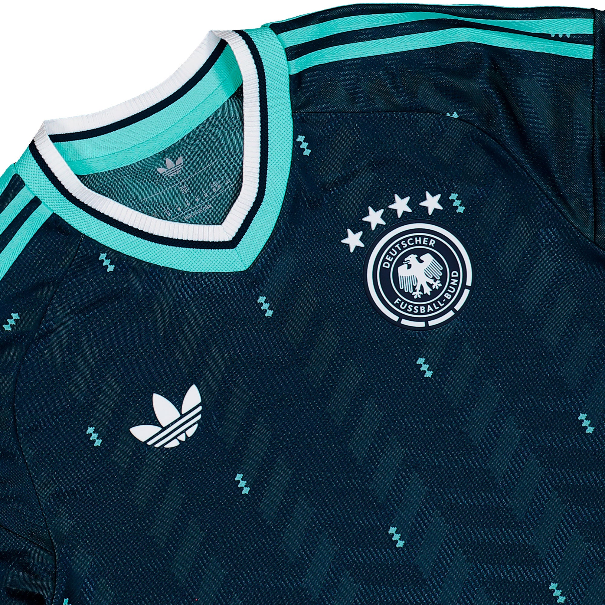 adidas DFB Germany Authentic Away Jersey Collegiate Navy T-Shirts JN2070 Detailfoto | Overkill