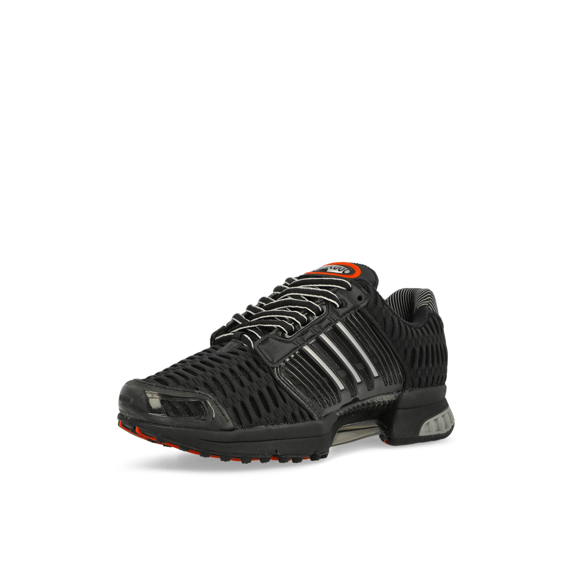 adidas Climacool 1 J Core Black / Metallic Silver / Red Low Top Sneakers  Close Up | Overkill