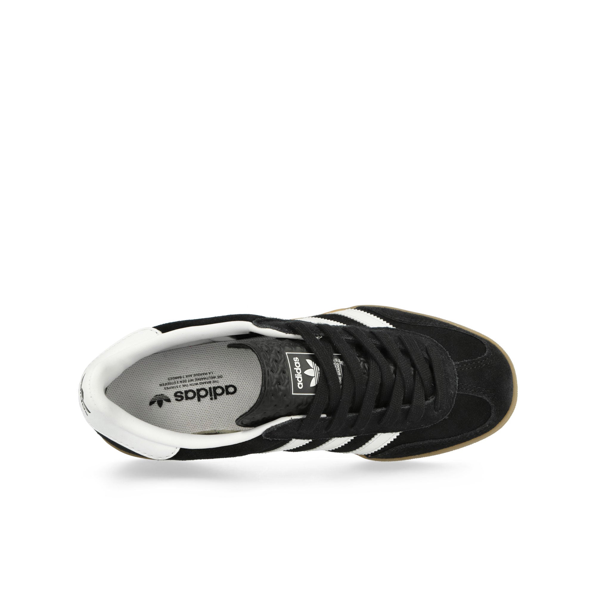 adidas Gazelle Indoor J Core Black / Footwear White / Gum 2 Low Top Sneakers  Detailfoto | Overkill