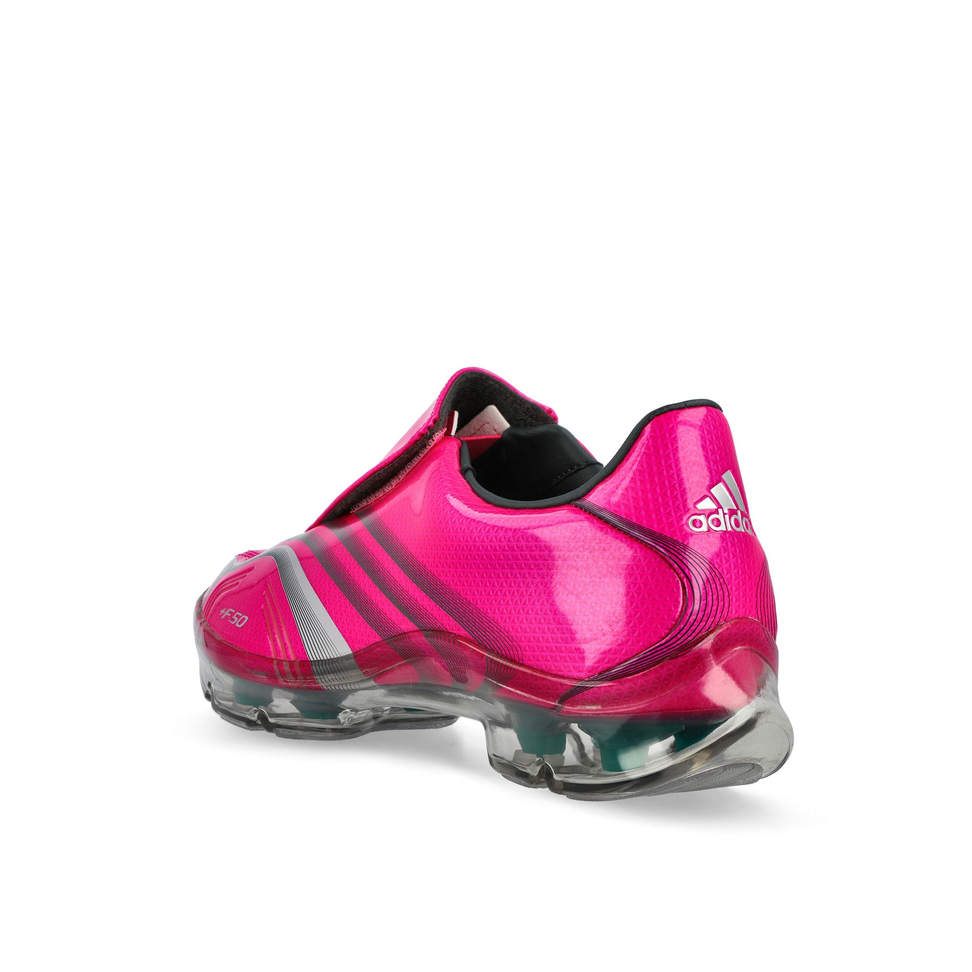 adidas F50 Adiframe W Shock Pink / Bold Green / Silver Metallic Low Top Sneakers JQ9556 Material | Overkill
