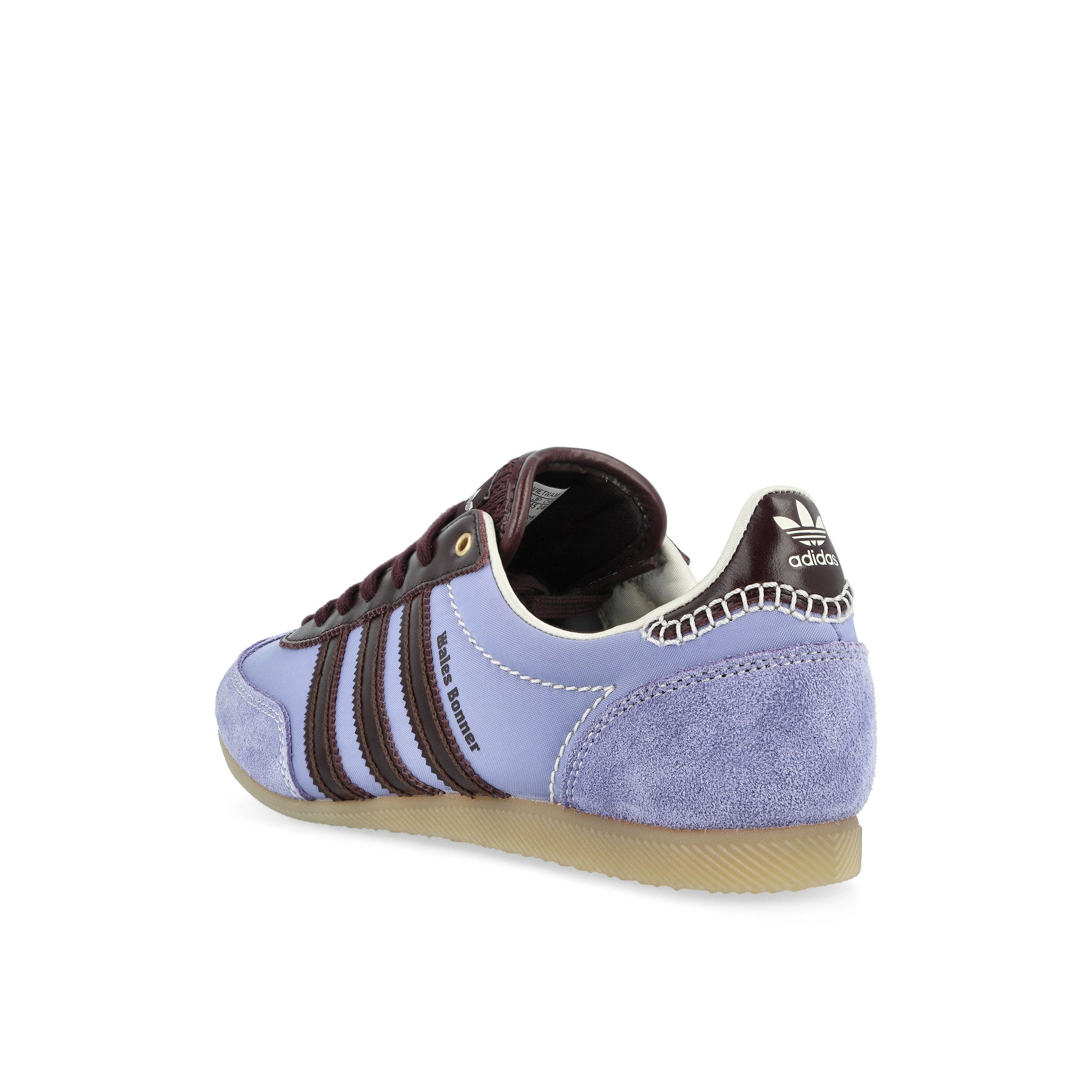 Wales Bonner x adidas Japan Cream White / Light Purple / Night Red Sneaker JR1776  Material | Overkill
