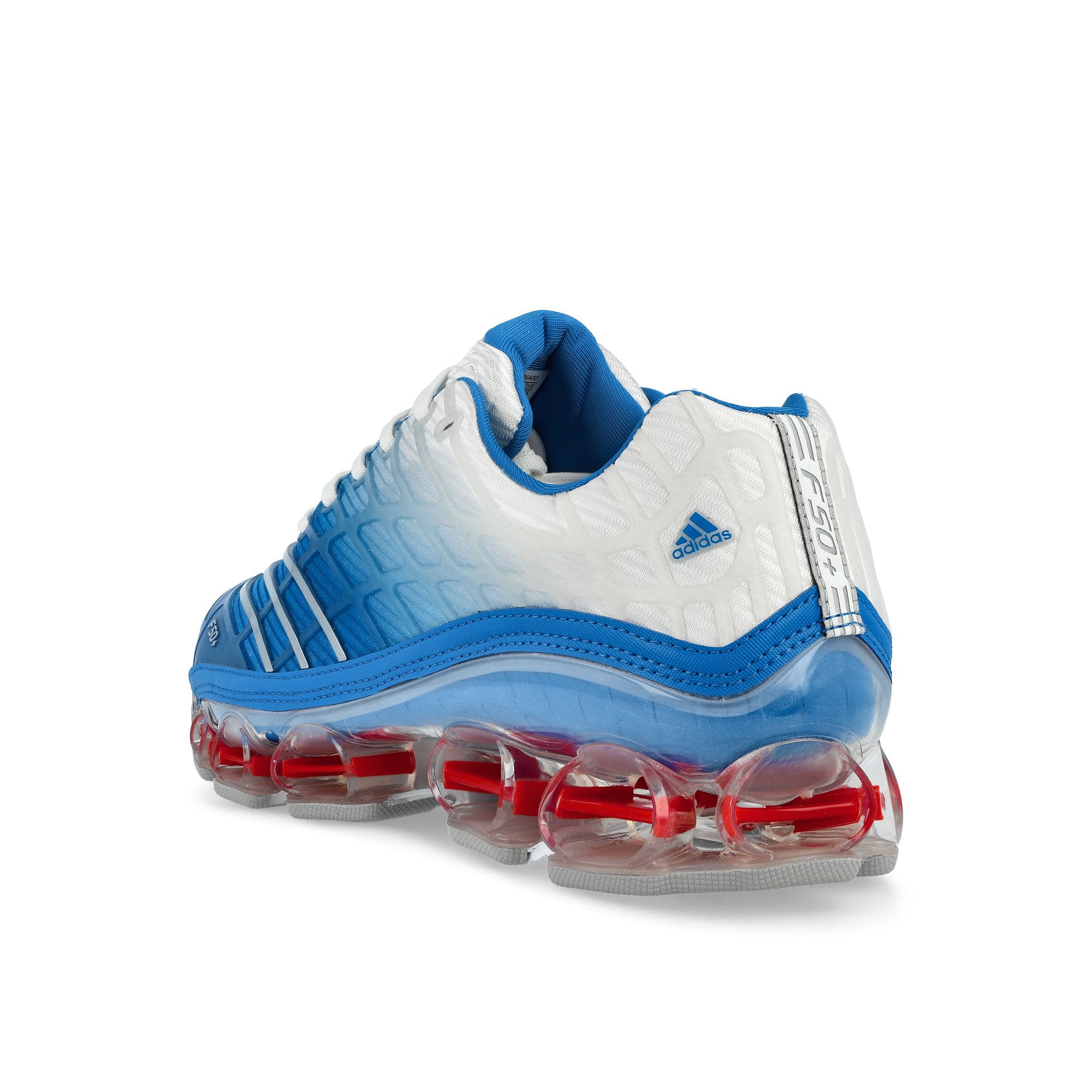 adidas Megaride F50 Blue Bird / Silver Metallic / Cloud White Low Top Sneakers JR4632 Material | Overkill