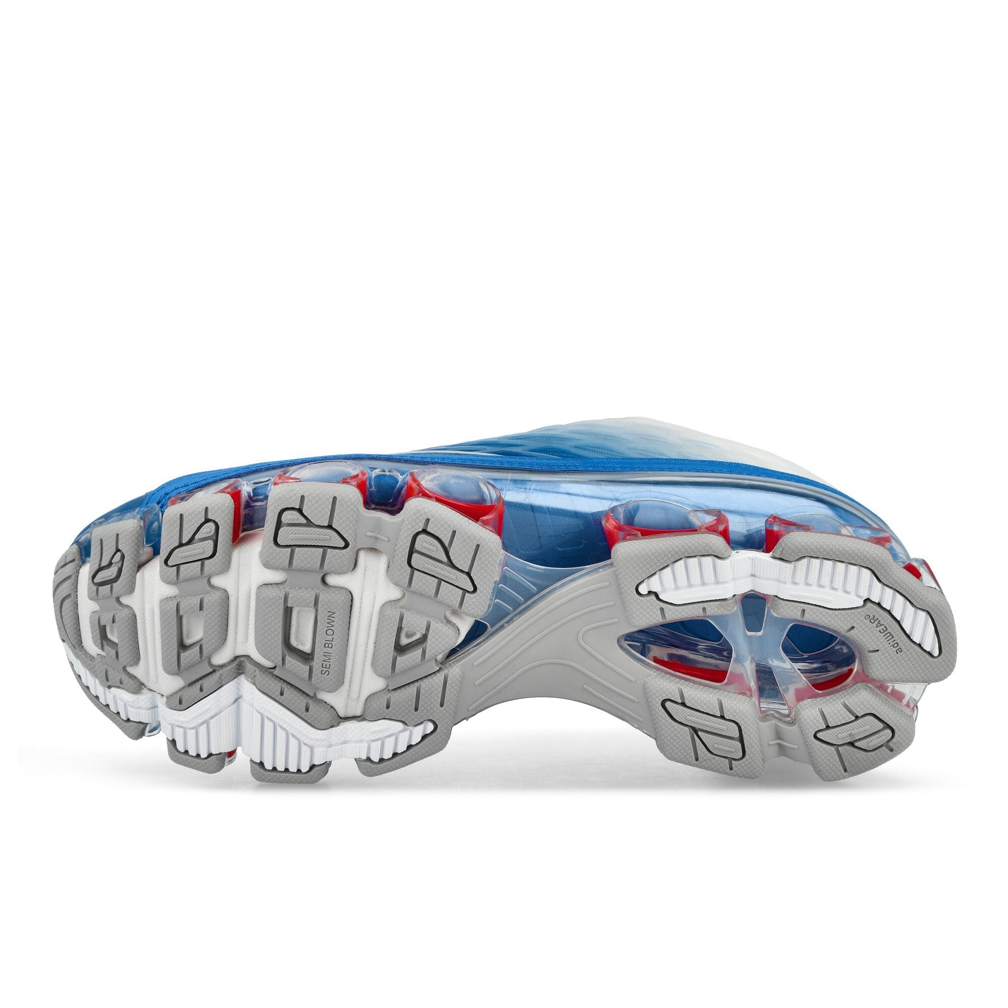 adidas Megaride F50 Blue Bird / Silver Metallic / Cloud White Low Top Sneakers JR4632 Detail View 1 | Overkill