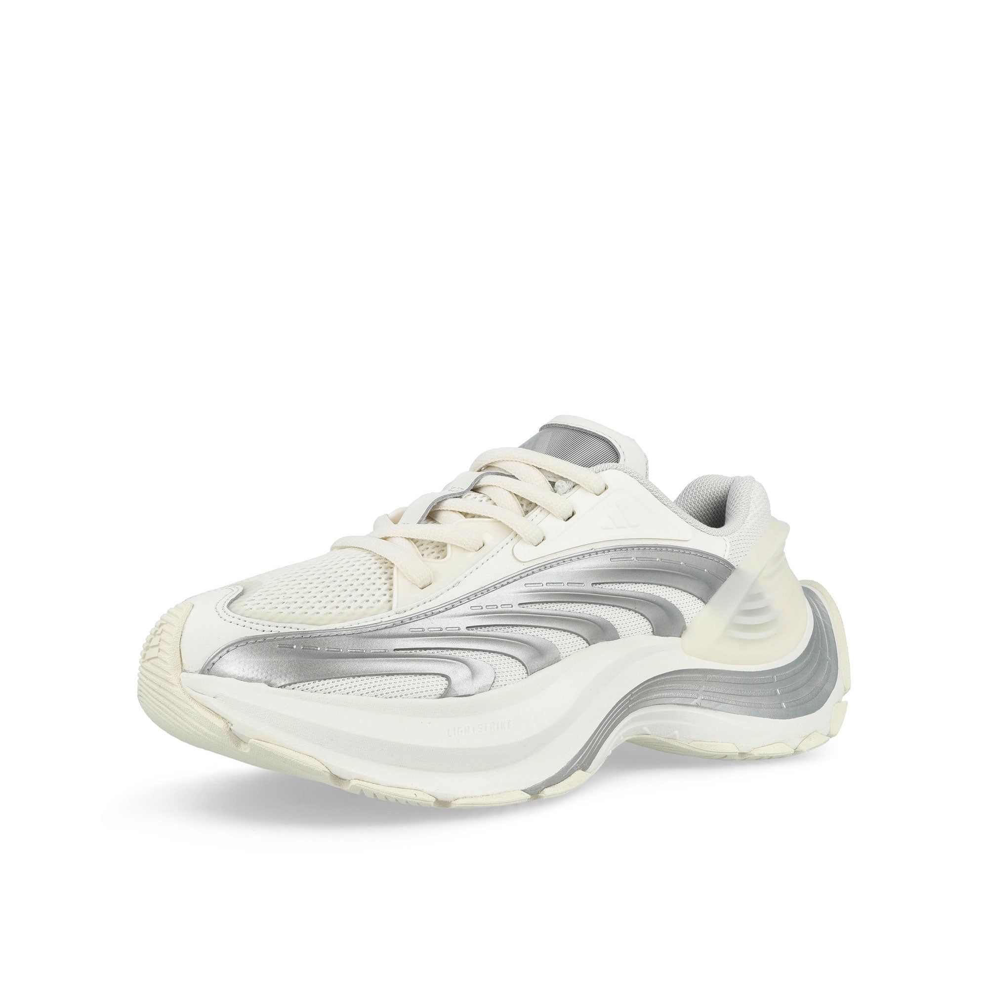 adidas XLG MTW Off White / Core White / Silver Metallic Low Top Sneakers JR6390 Close-up | Overkill
