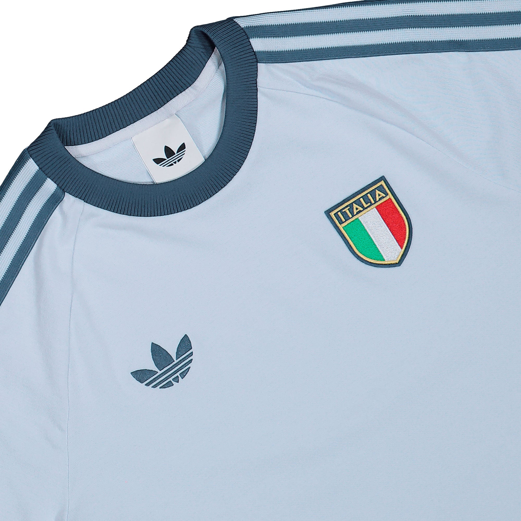 adidas FIGC Italy OG Tee Aero Blue T-Shirts JY9624 Detailfoto | Overkill
