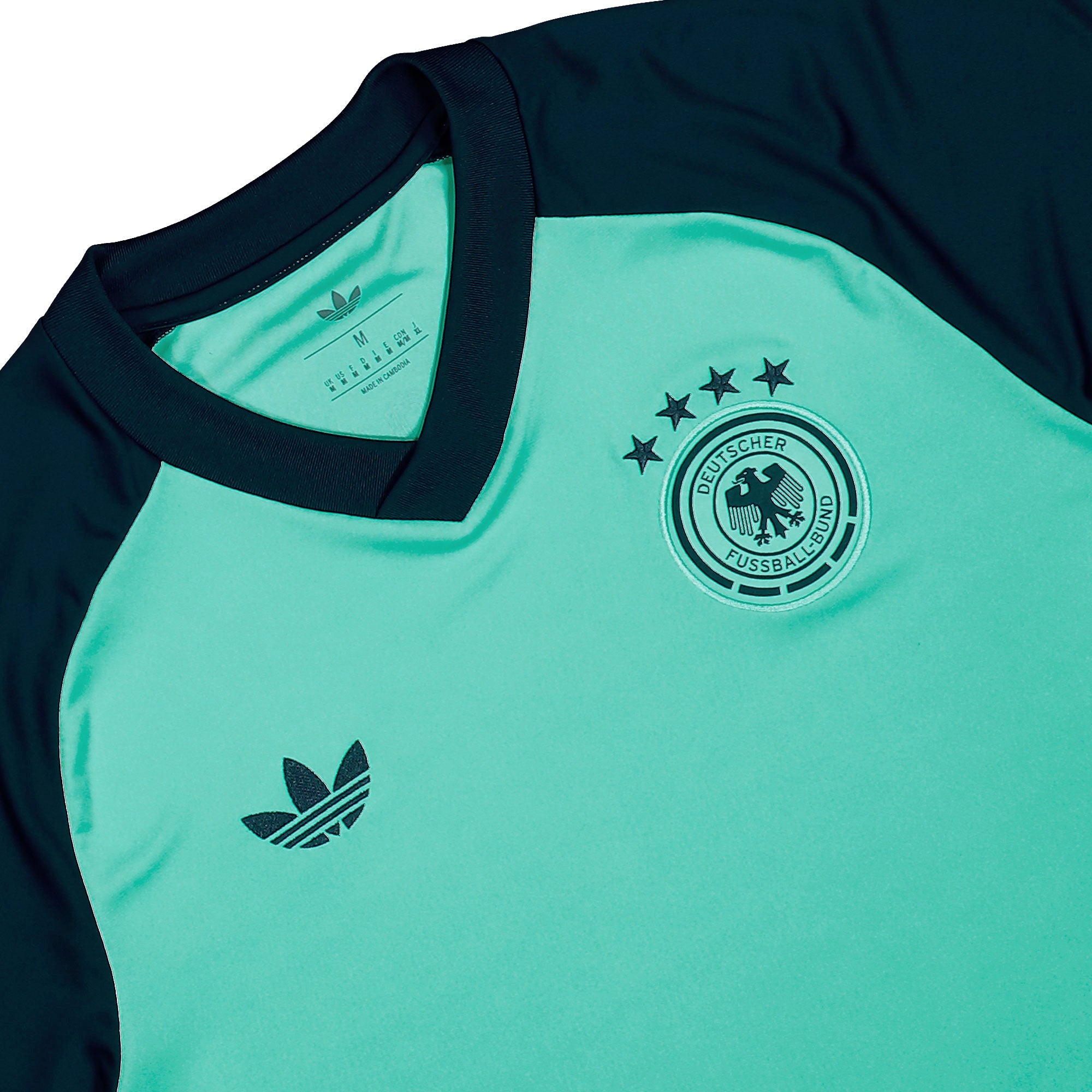 adidas DFB Germany Away Pre-Match Jersey Flash Aqua T-Shirts JZ4578 Detailfoto | Overkill
