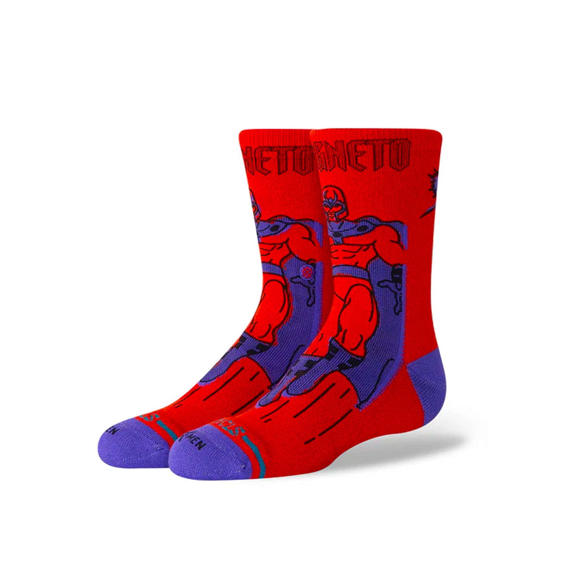 Stance Kids Magneto Crew Socks Red Socks K555C25MAG-RED | Overkill
