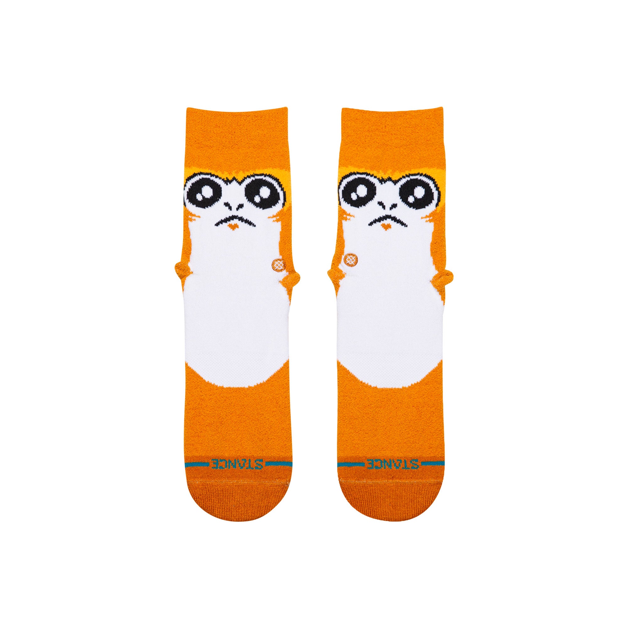 Star Wars x Stance Porg Kids Crew Socks Brown Socks K555D25POR-BRN Close-up | Overkill
