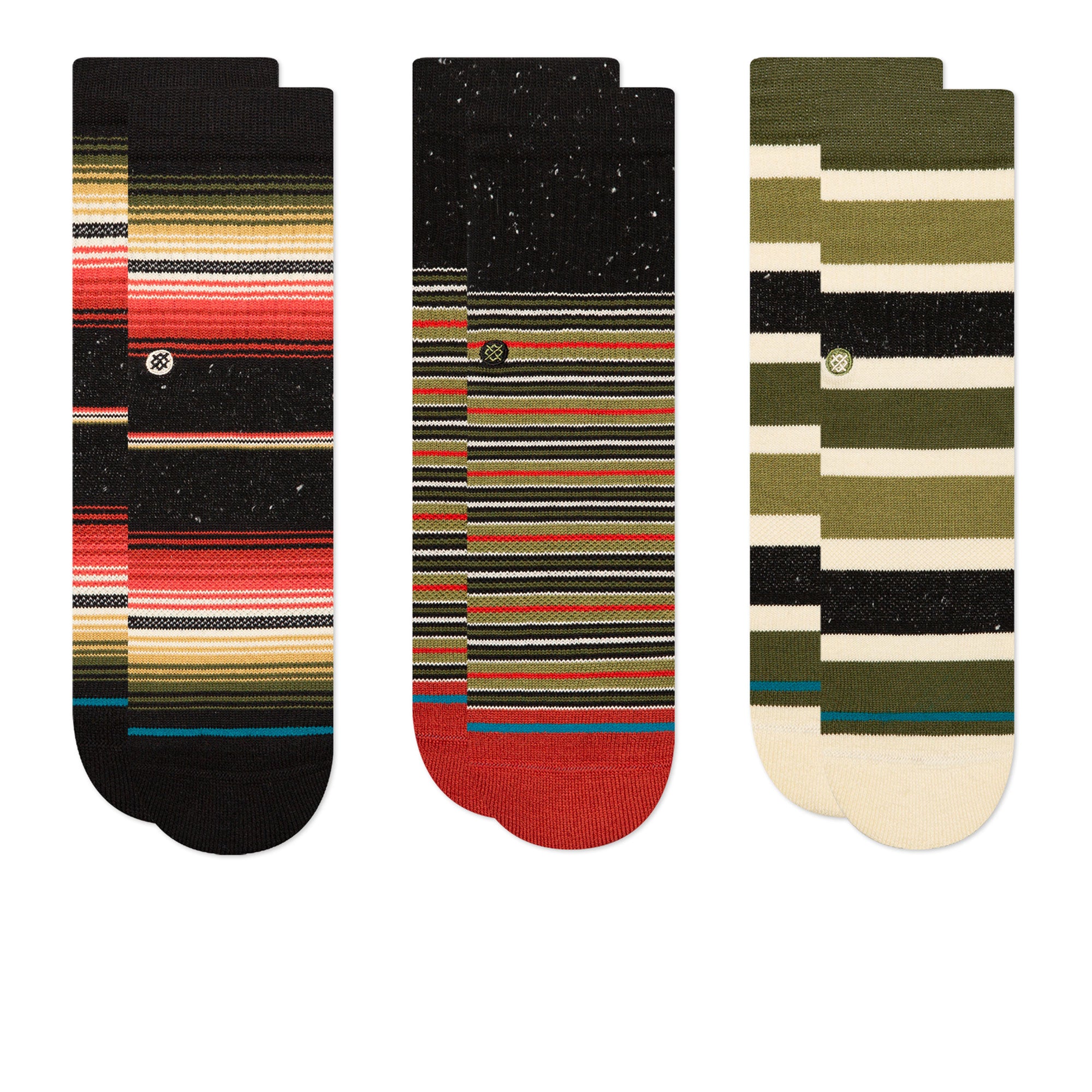 Stance Merry 3 Pack Socks Red Socks K556D23MER-RED | Overkill