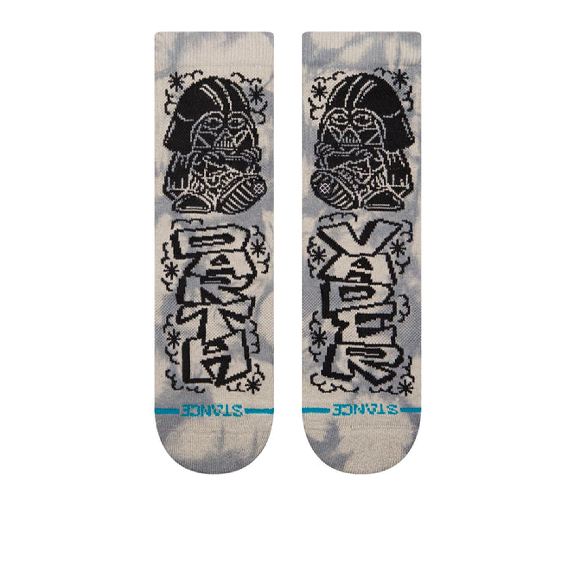 Stance Kids DJ Darth Crew Socks Black Socks Close-up | Overkill