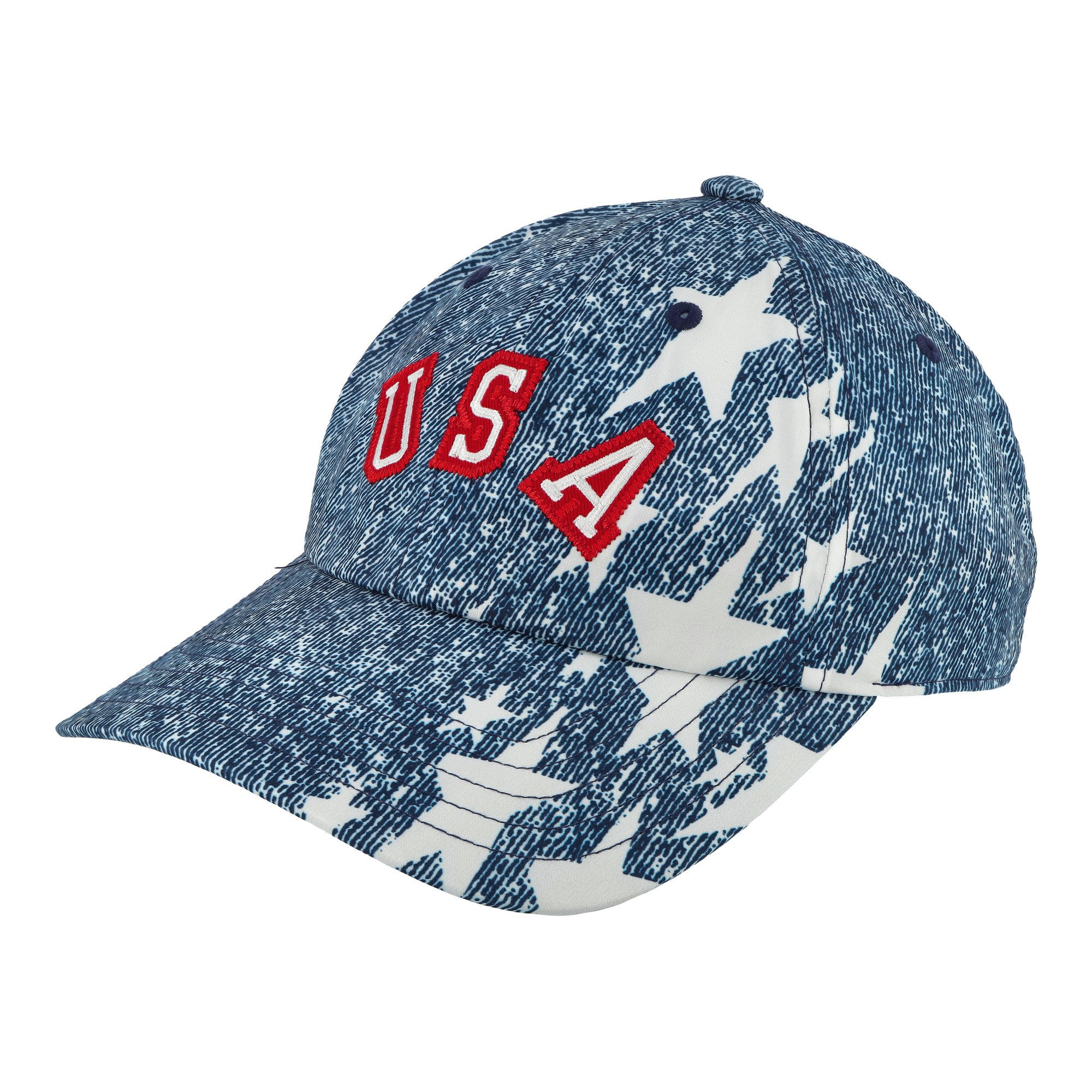 adidas Denim Graphic Cap White / Dark Blue / Power Red Caps KF3761 | Overkill
