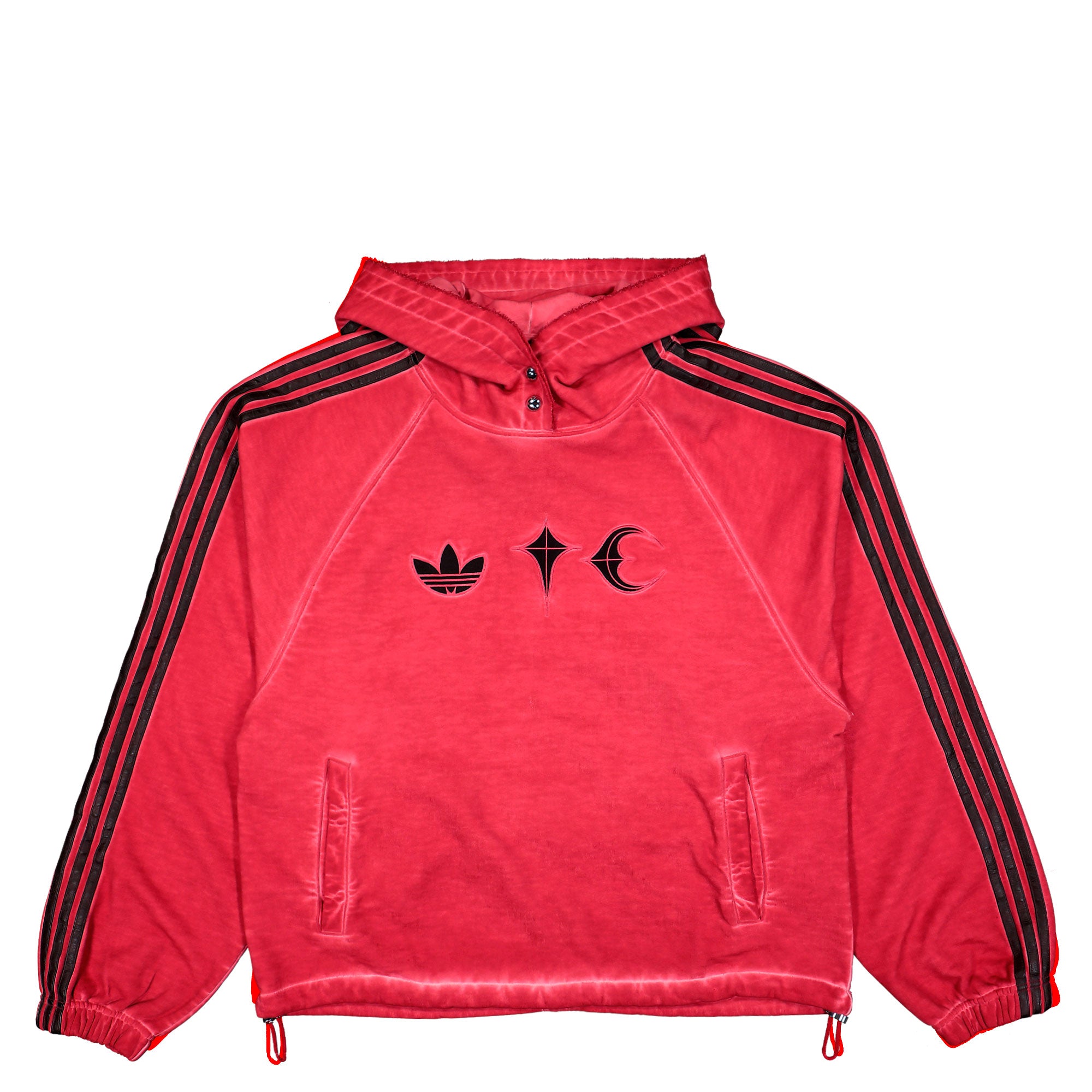 Thug Club x adidas TC Sweat Hoodie Power Red Hoodies KF6586 | Overkill
