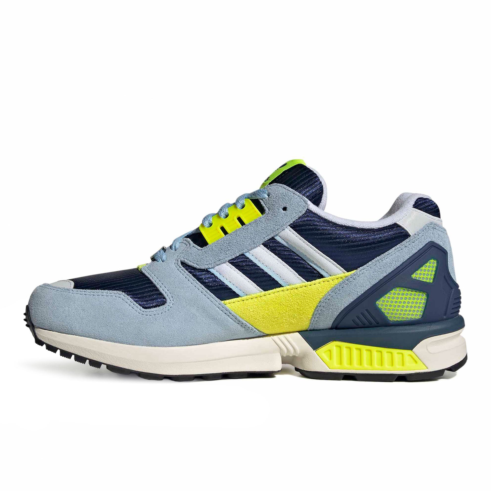 adidas ZX 8000 Dark Blue / Footwear White / Solar Yellow Low Top Sneakers KI5674 | Overkill
