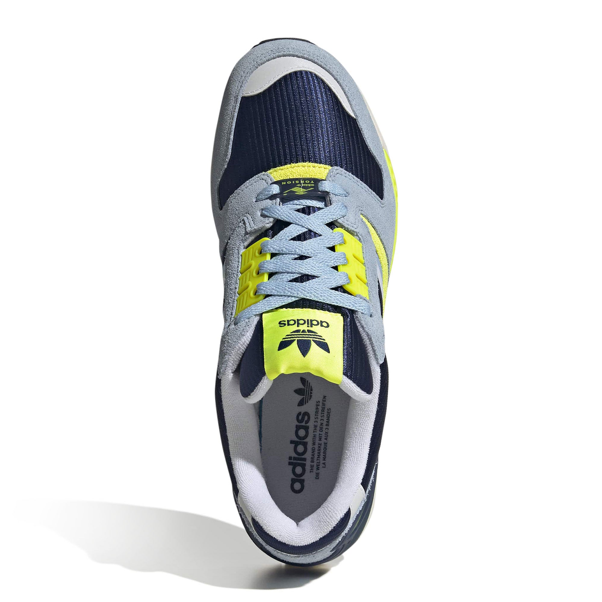 adidas ZX 8000 Dark Blue / Footwear White / Solar Yellow Low Top Sneakers KI5674 Detailfoto | Overkill
