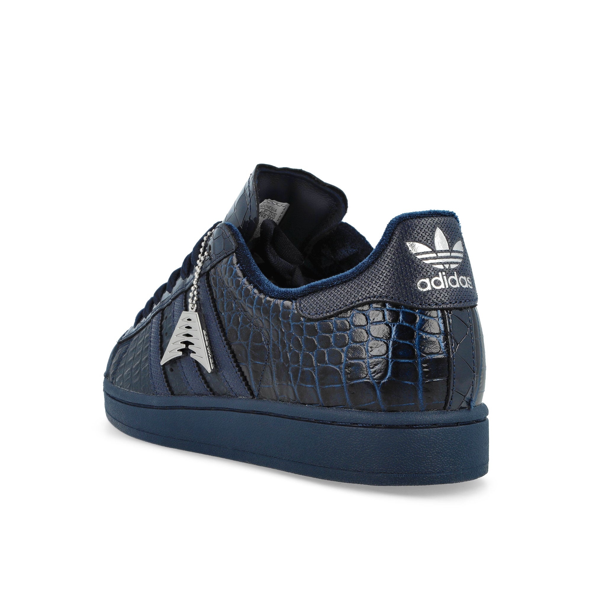 Anthony Edwards x adidas Superstar II Night Indigo / Night Indigo / Silver Metallic Low Top Sneakers KI6585 Material | Overkill
