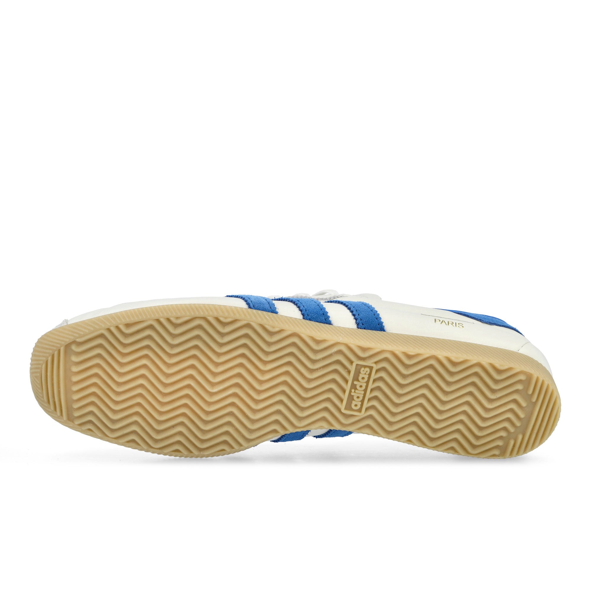 adidas Paris Core White / Blue / Gum 3 Low Top Sneakers KJ1014 Detail View 1 | Overkill
