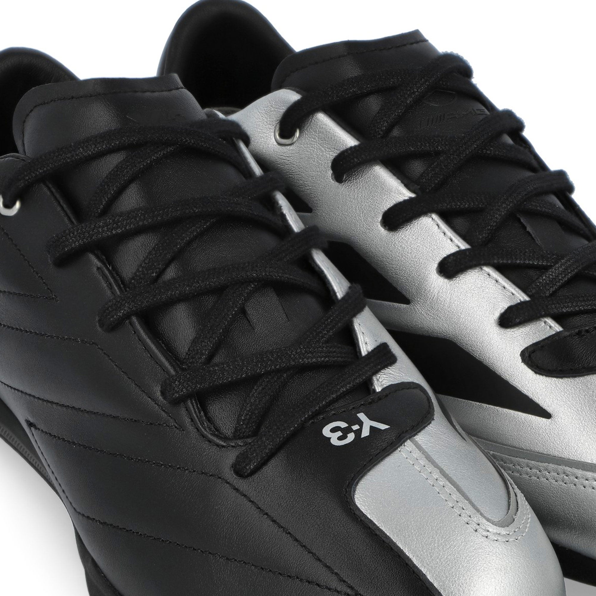 Mercedes-AMG Petronas F1 x Y-3 Feroza Lo Black / Silver Metallic / Black Low Top Sneakers KK1824 Detailfoto | Overkill
