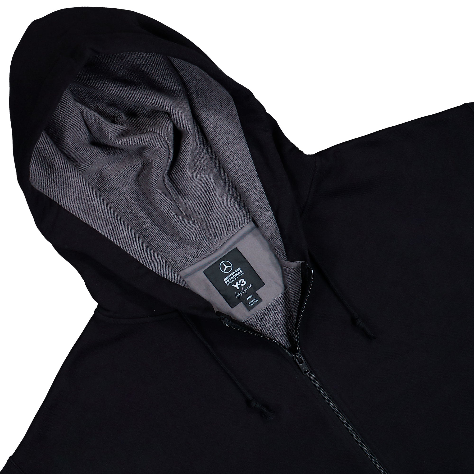 Mercedes-AMG Petronas F1 x Y-3 F1 Zip Hoodie Black Hoodies KR2242 Detailfoto | Overkill