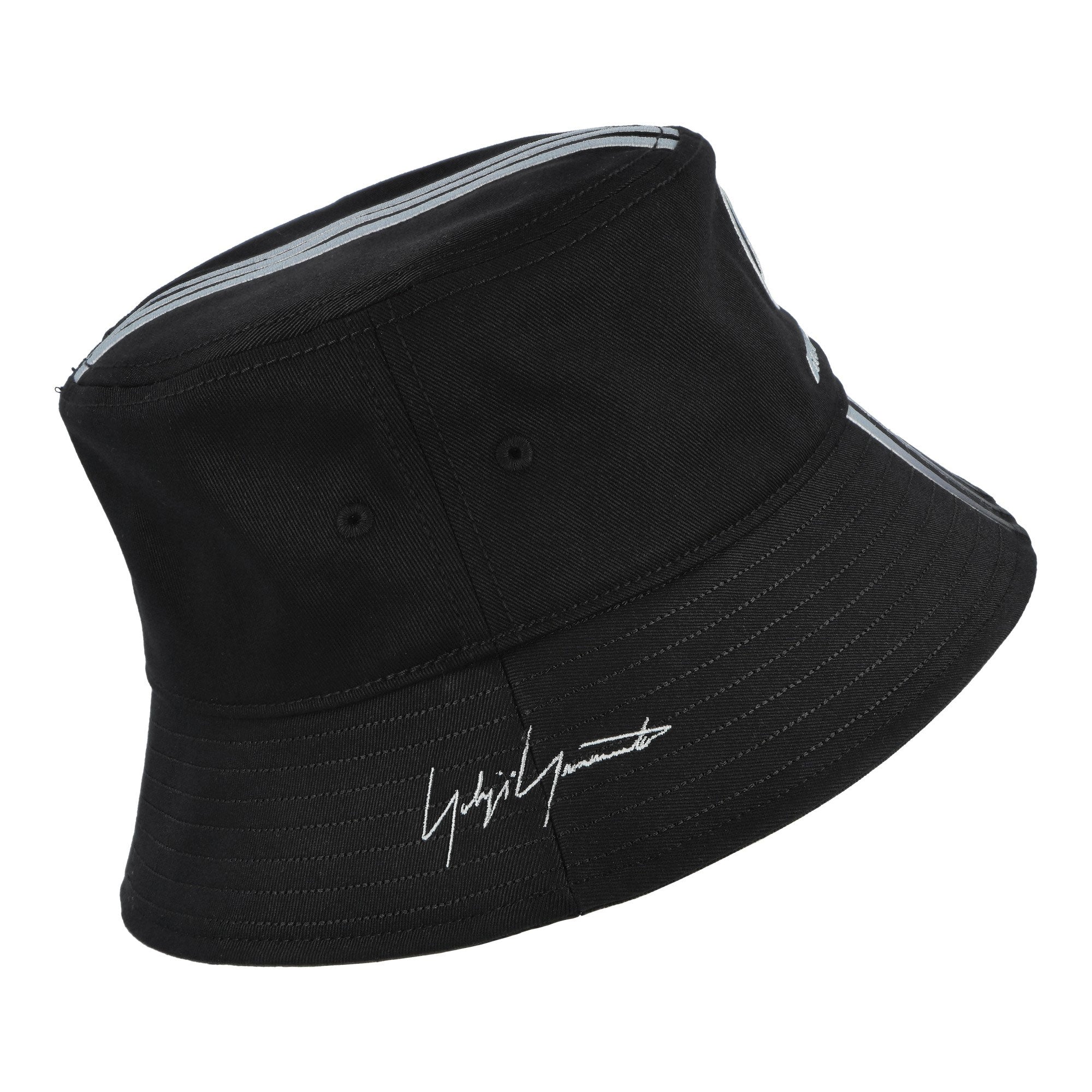 Mercedes-AMG Petronas F1 x Y-3 Bucket Black Bucket Hats KR4911 Detail View 3 | GATE